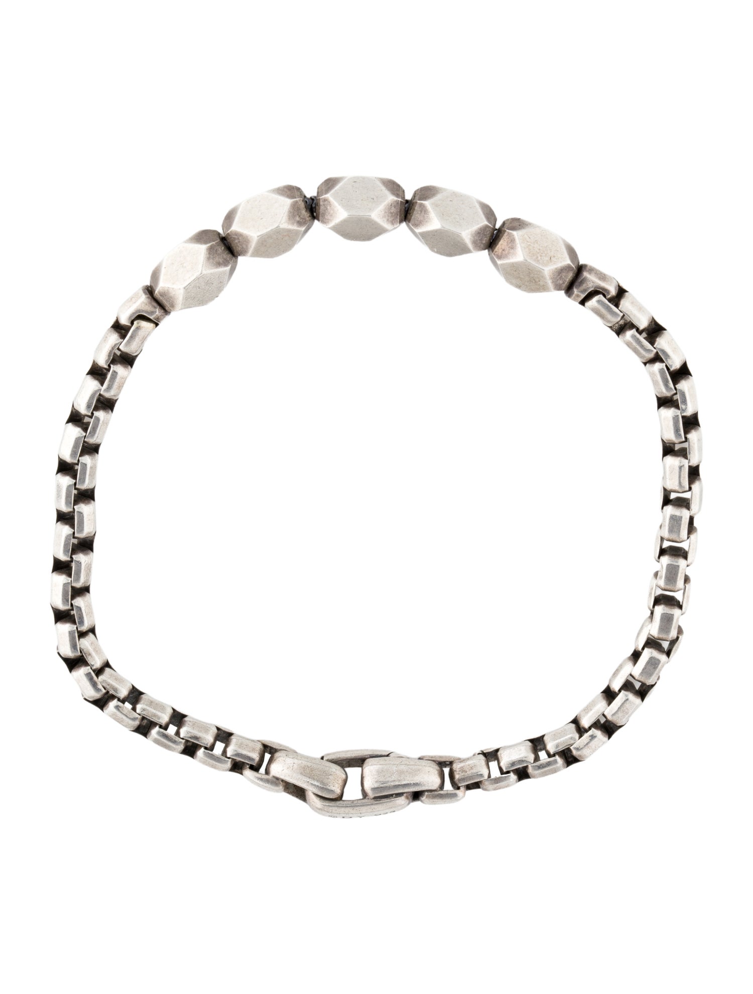 David Yurman Station Box Chain Bracelet