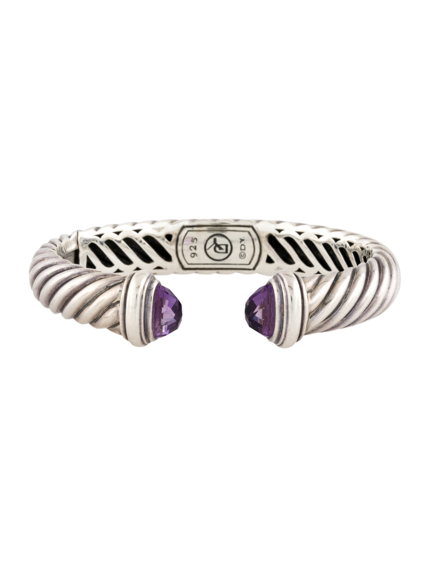 David Yurman Amethyst Waverly Cuff