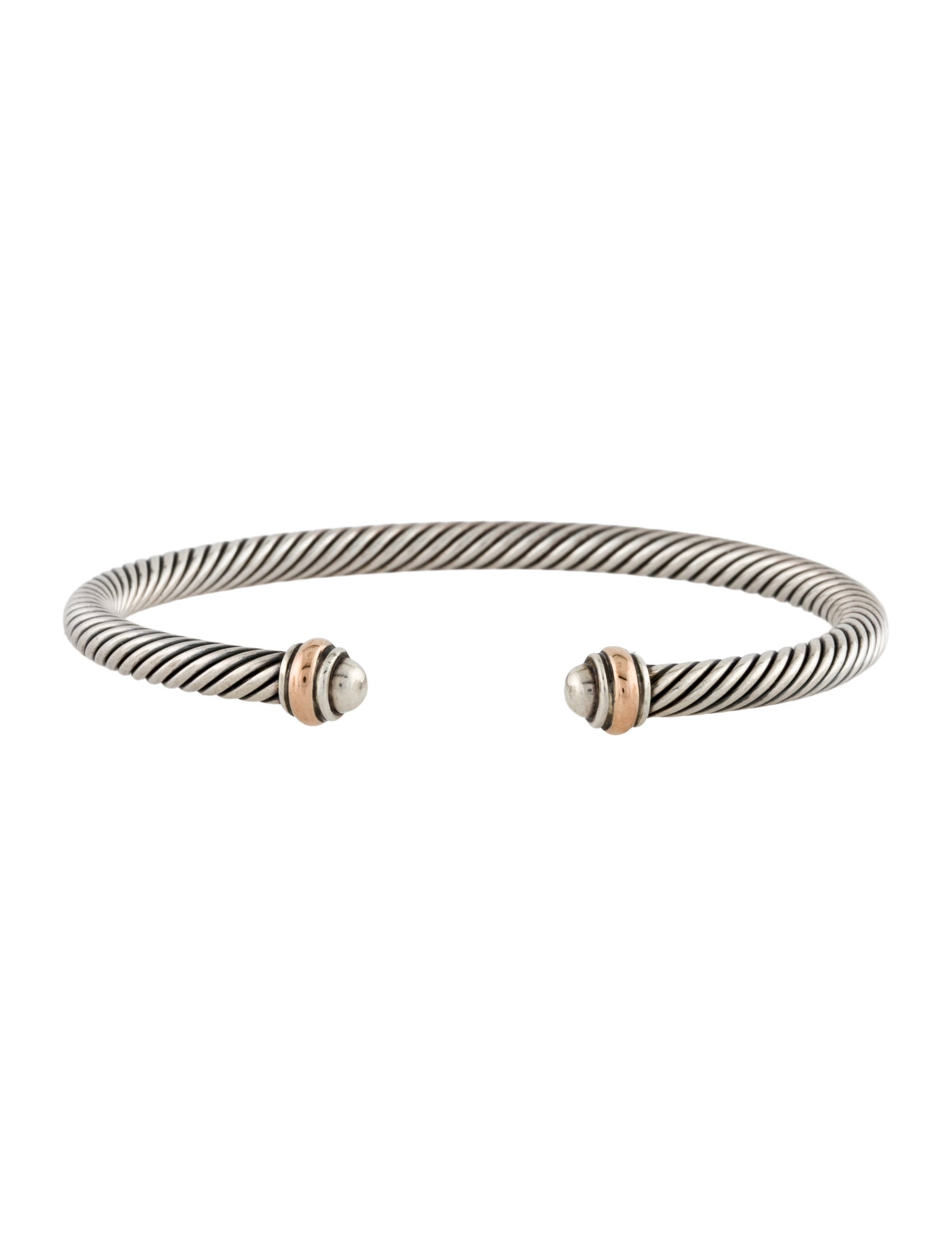 David Yurman Two-Tone Classic Cable Cuff