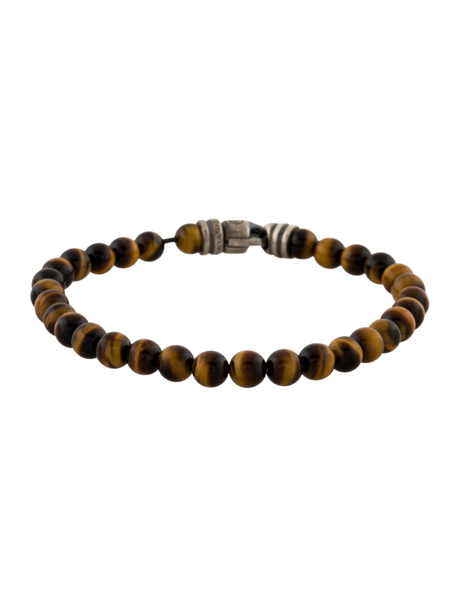 David Yurman Tiger's Eye Spiritual Bead Bracelet