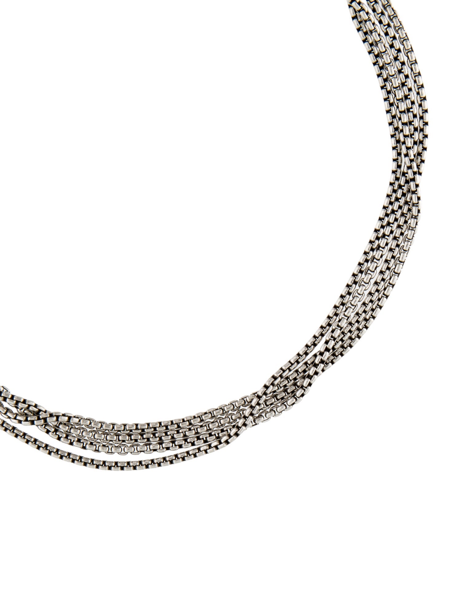David Yurman Two-Tone Multistrand Necklace