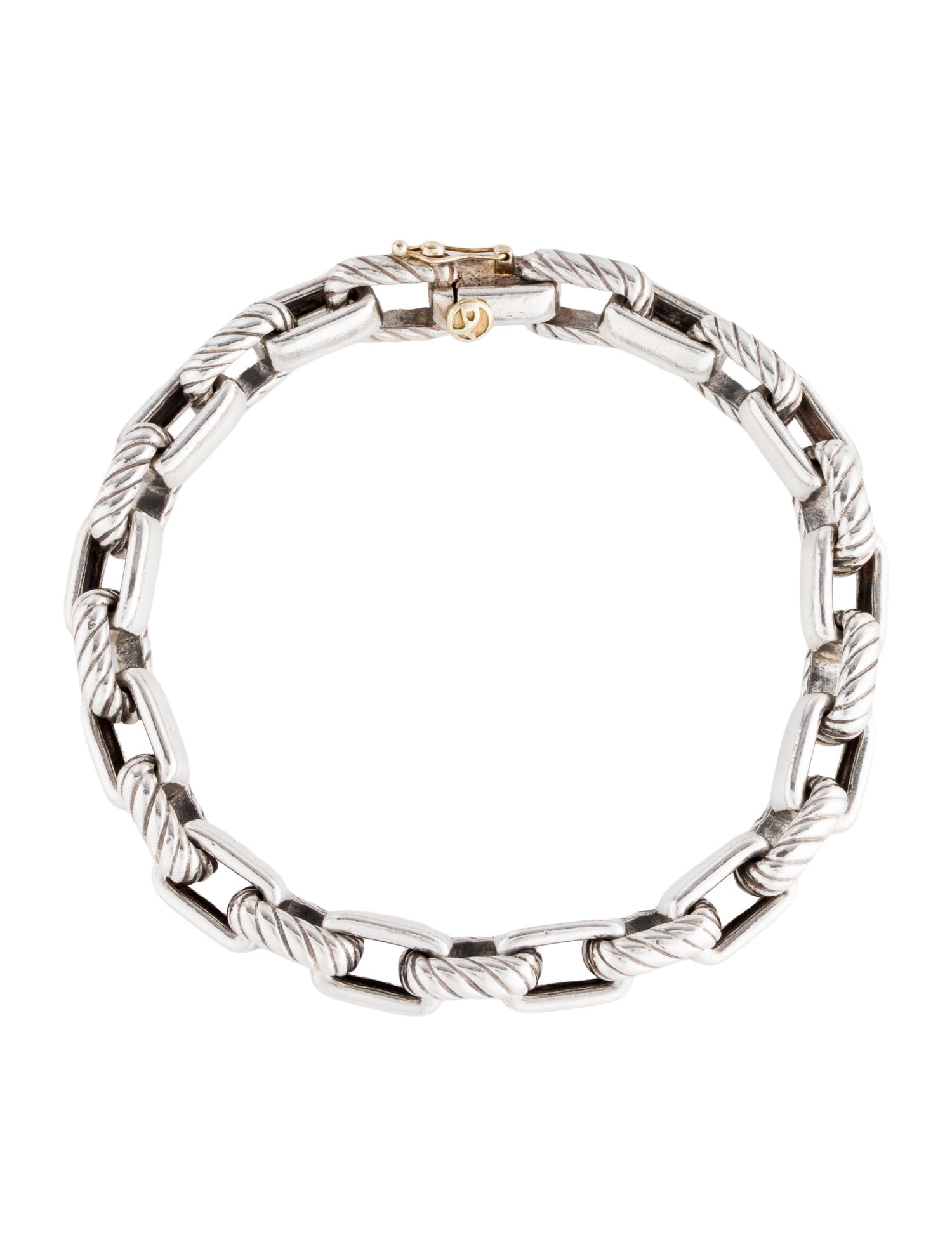 David Yurman Two-Tone Empire Link Bracelet