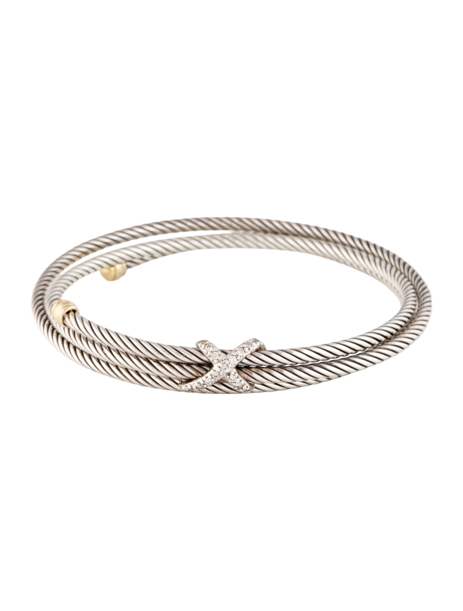 David Yurman Diamond X Bracelet