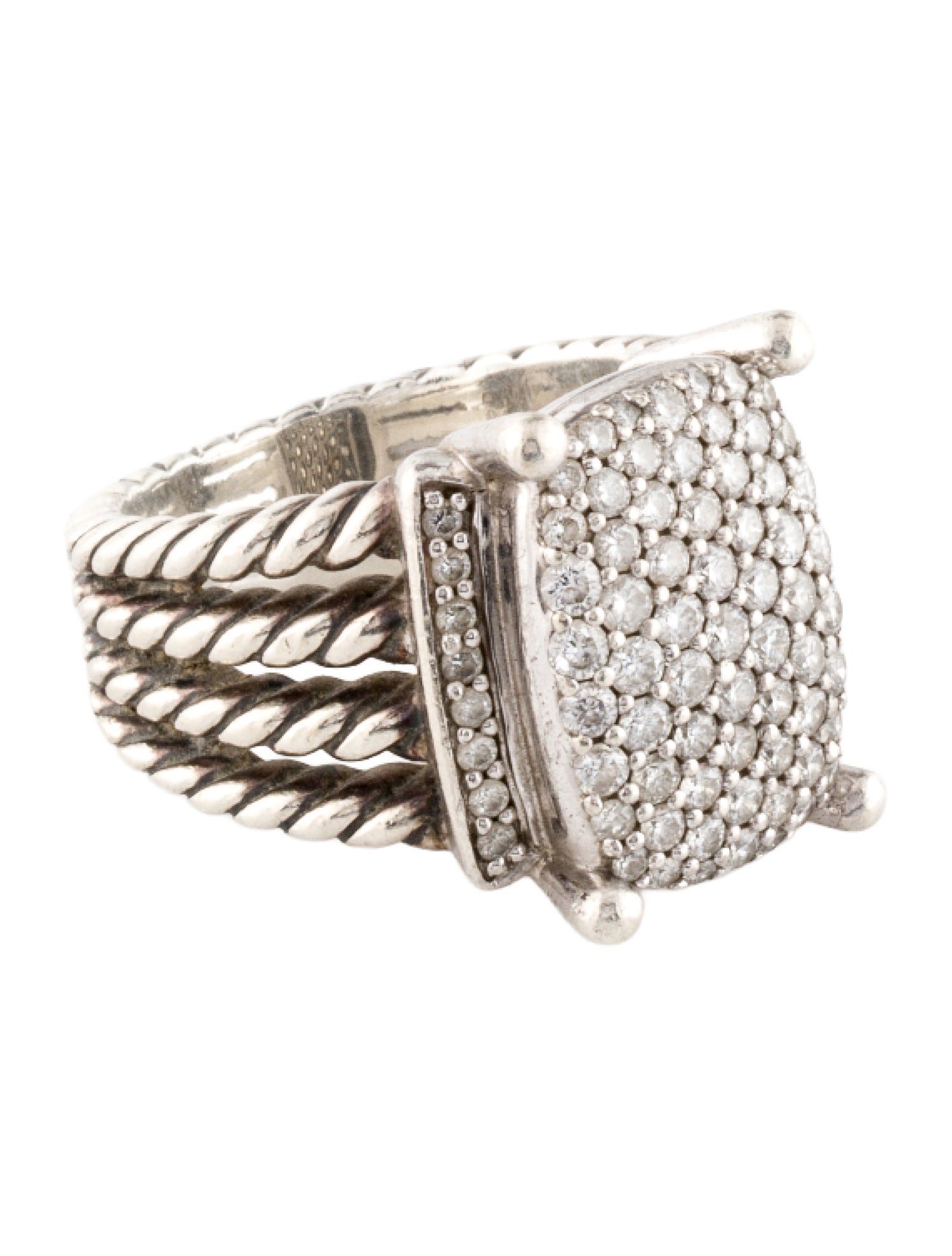 David Yurman Diamond Wheaton Ring