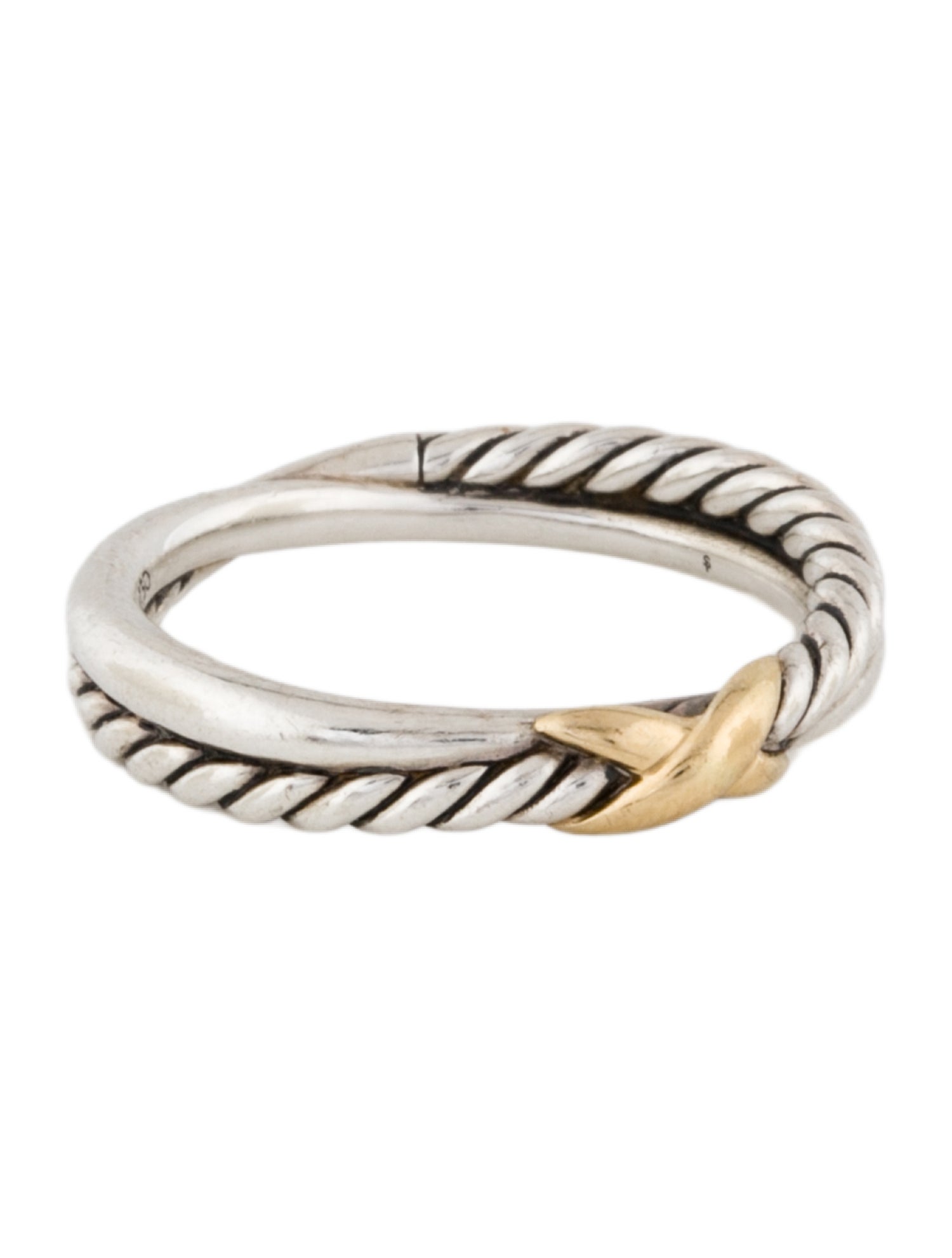 David Yurman Petite X Band Ring