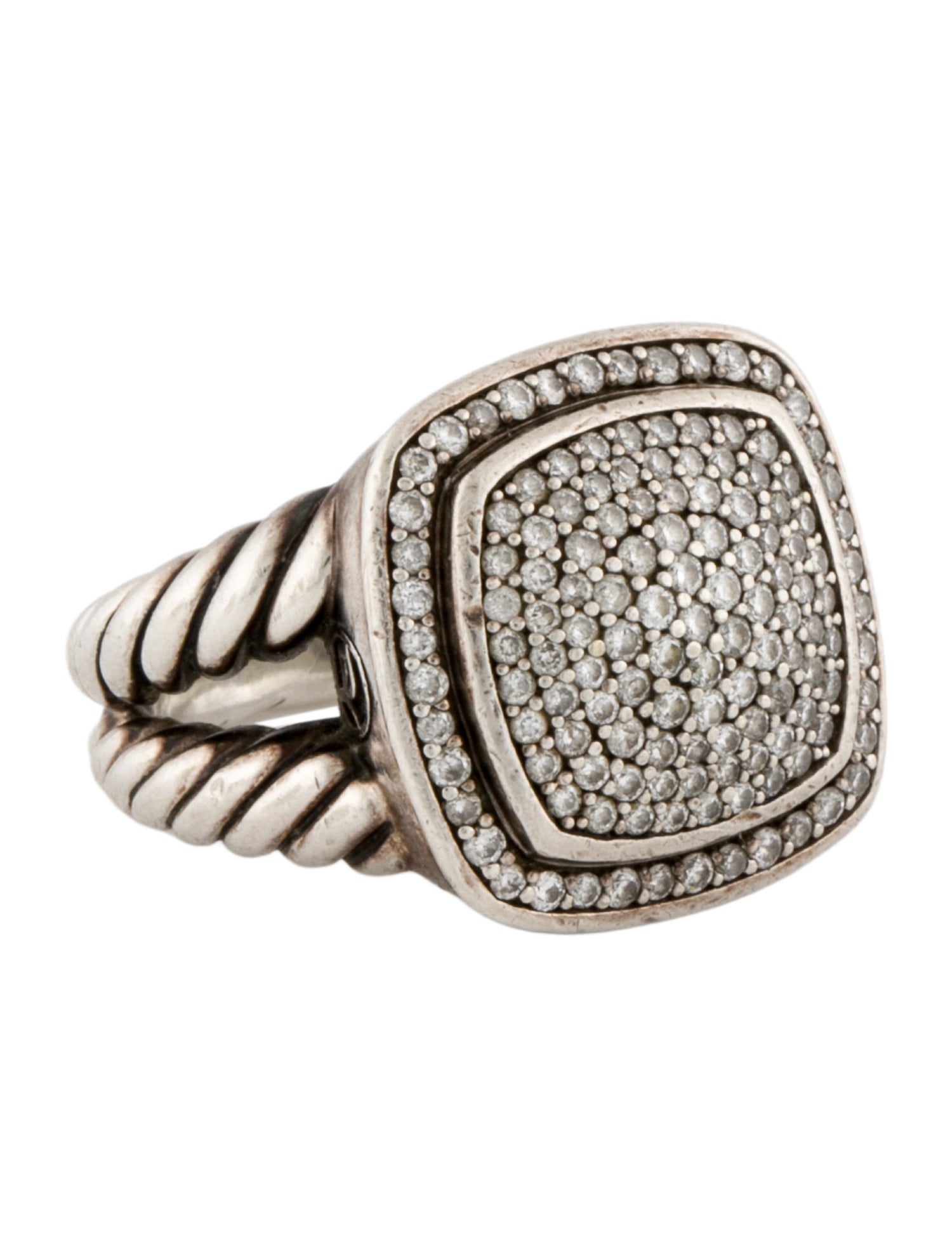 David Yurman Diamond Albion Cocktail Ring