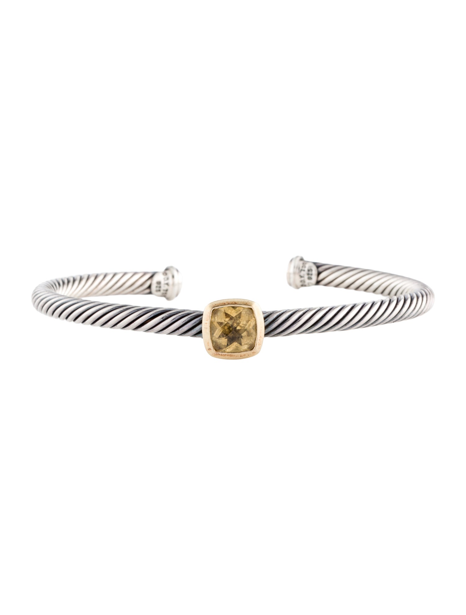 David Yurman Citrine Noblesse Cuff Bracelet