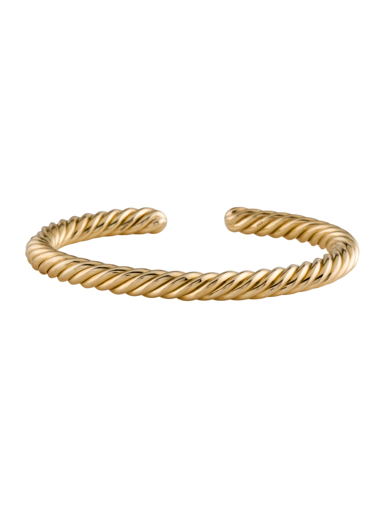 David Yurman 18K Cable Cuff Bracelet