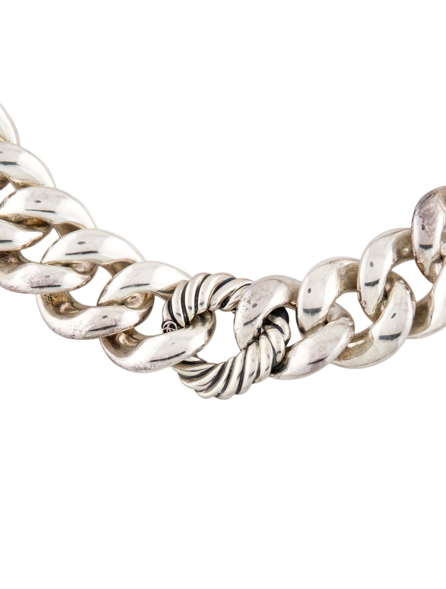 David Yurman Cordelia Curb Chain Link Necklace