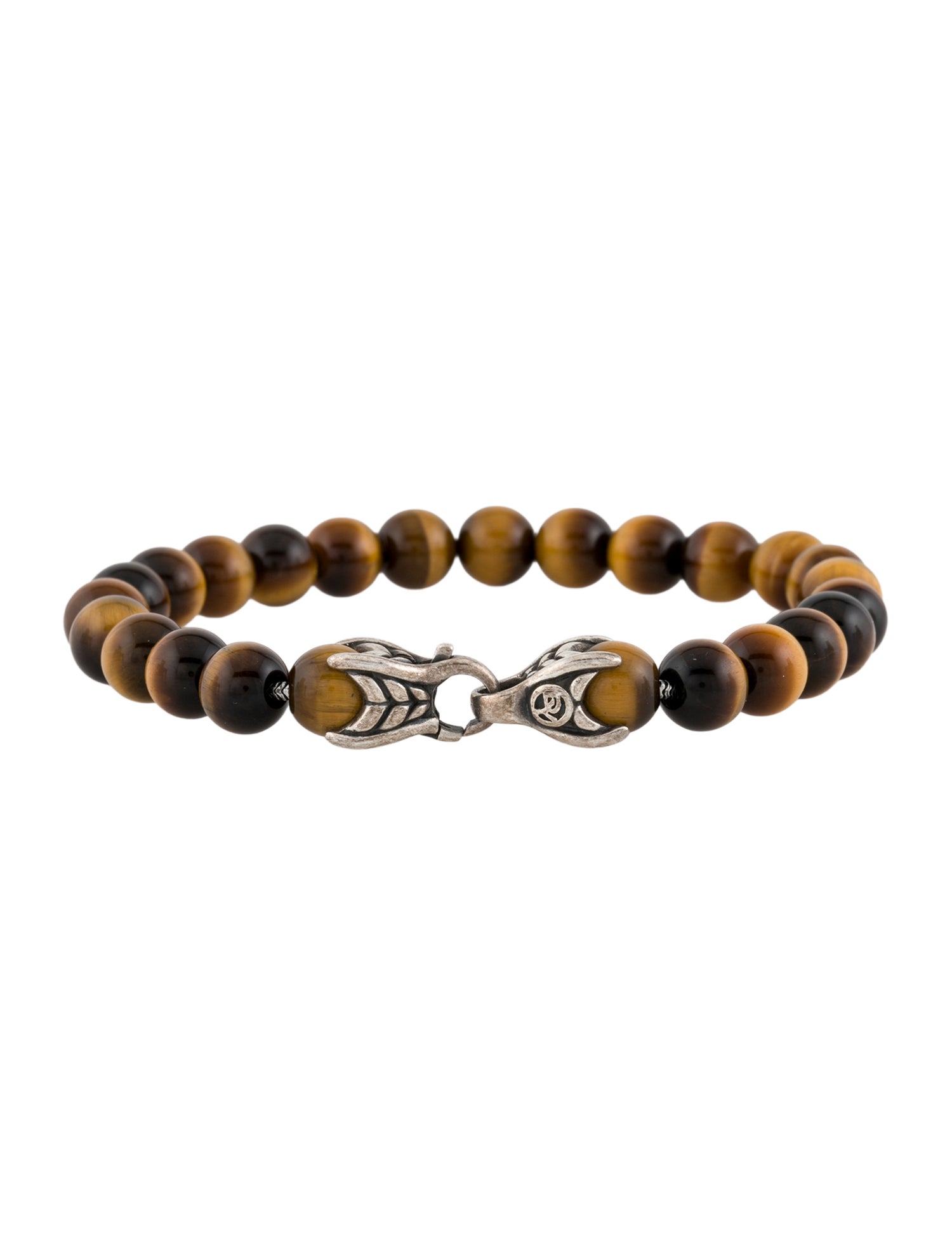 David Yurman Tiger's Eye Quartz Spiritual Beads Bracelet