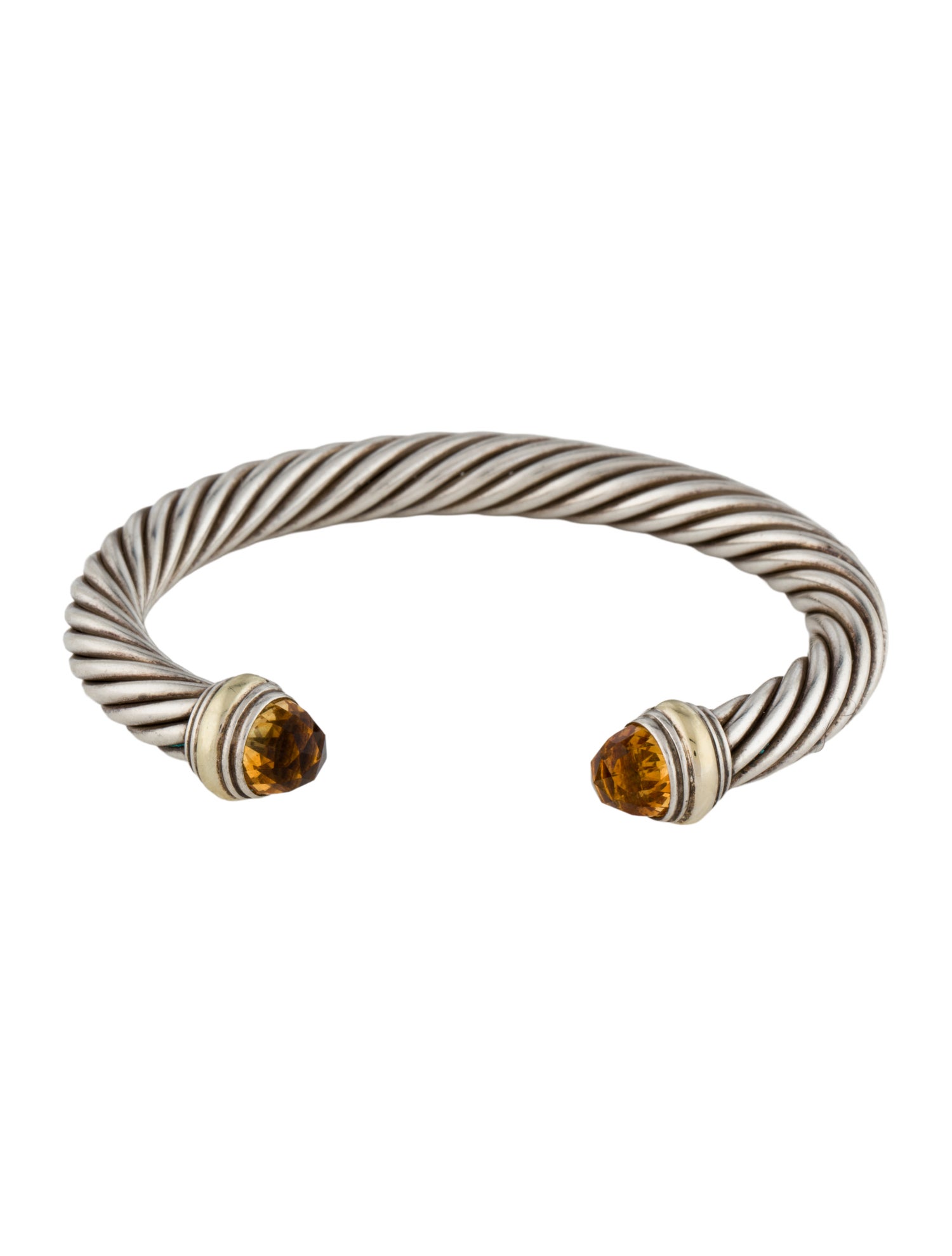 David Yurman Citrine Cable Classic Cuff