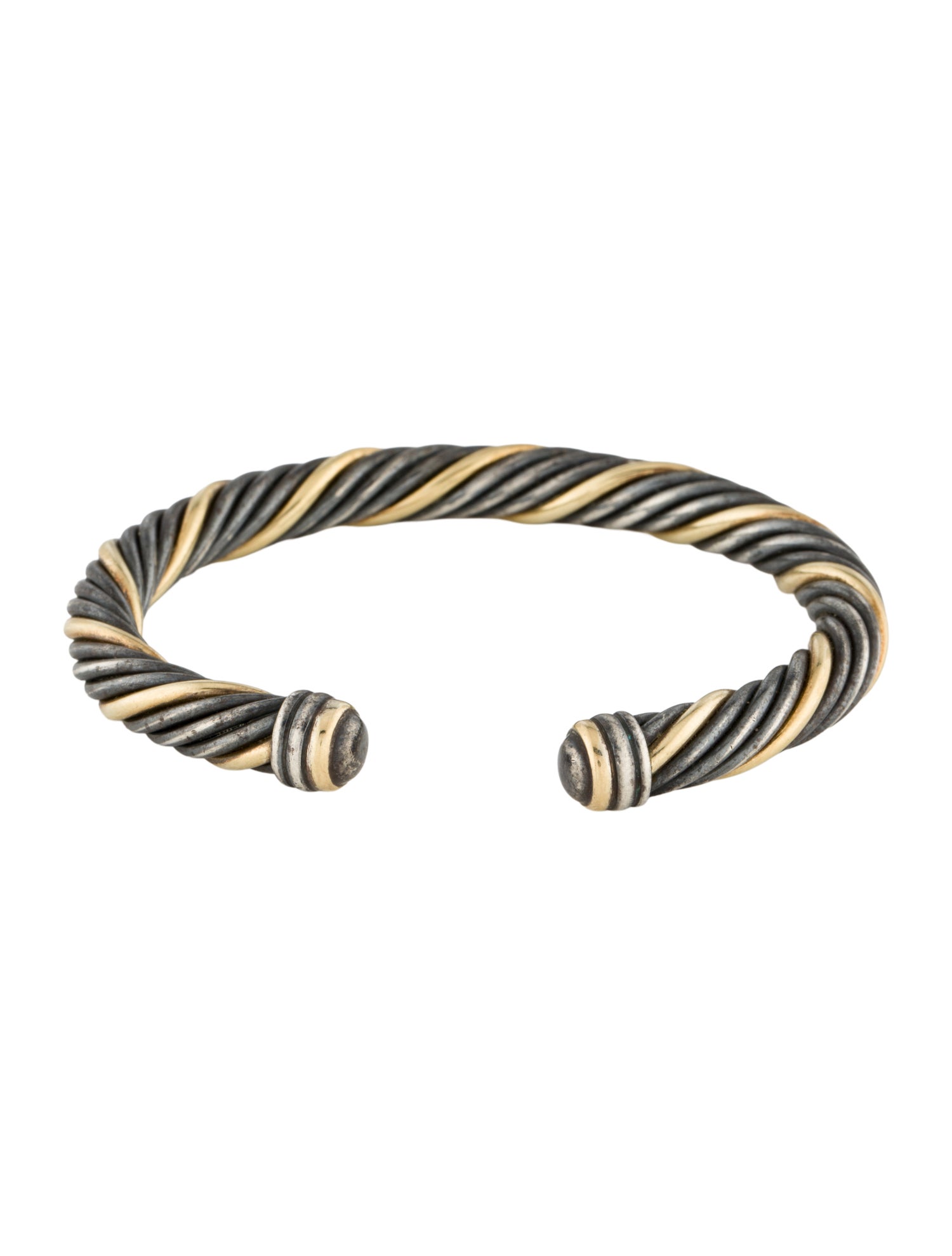 David Yurman Two-Tone Cable Cuff