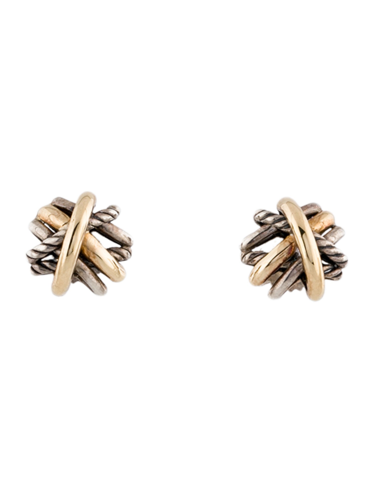 David Yurman Crossover Stud Earrings