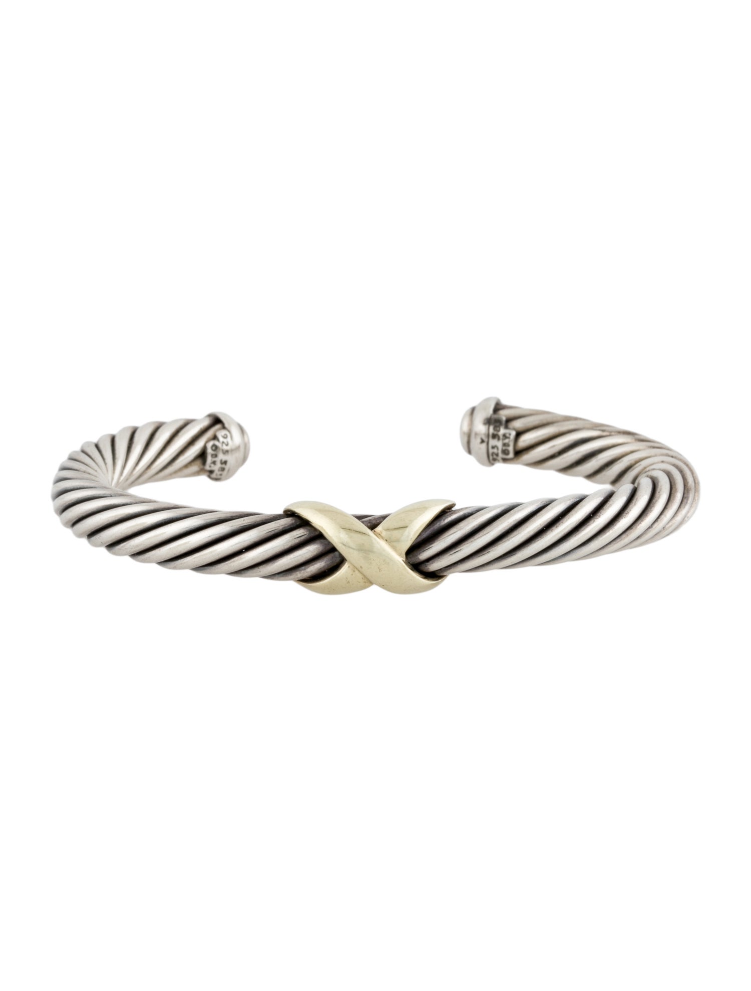 David Yurman X Classic Cable Station Cuff