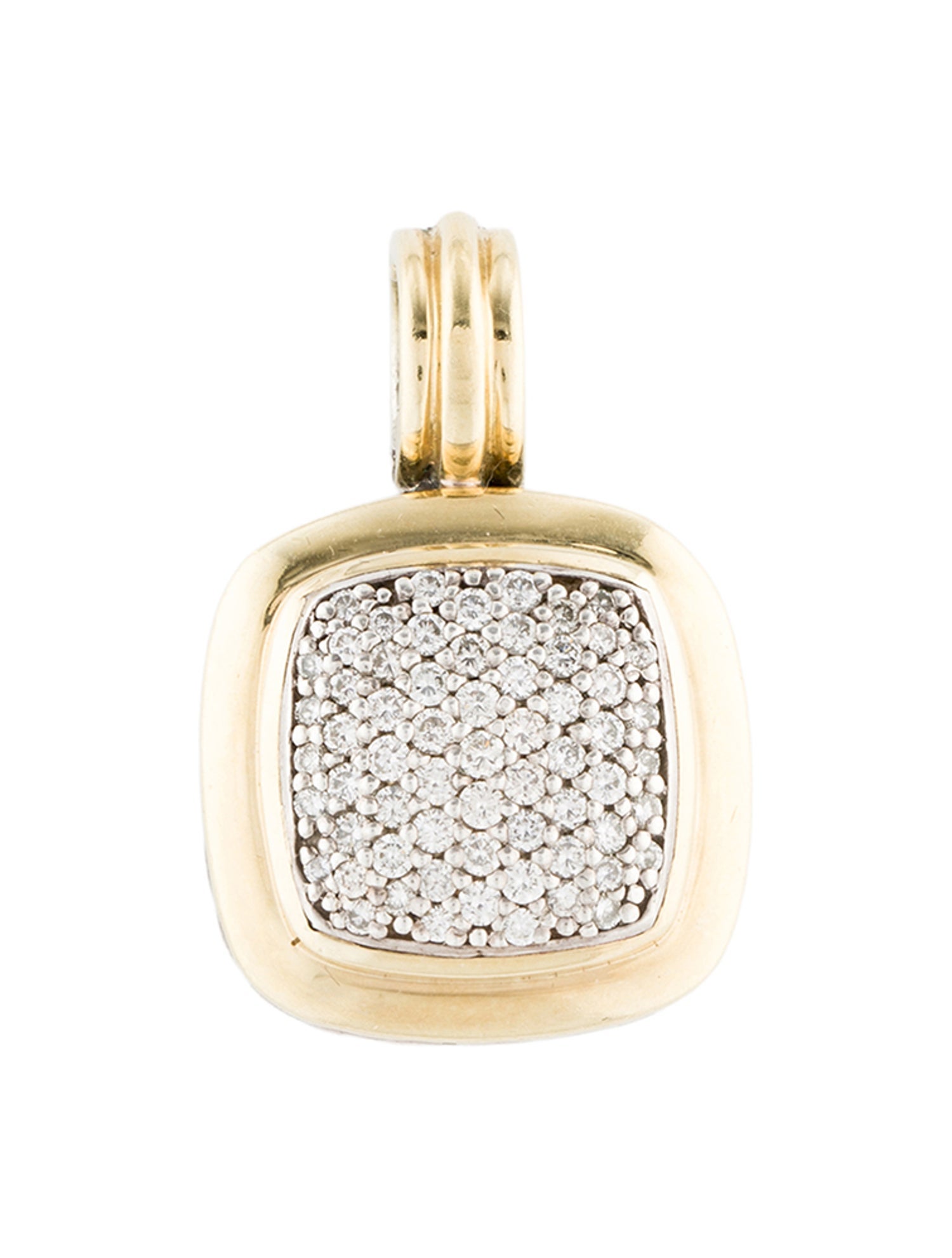 David Yurman Diamond Albion Enhancer Pendant