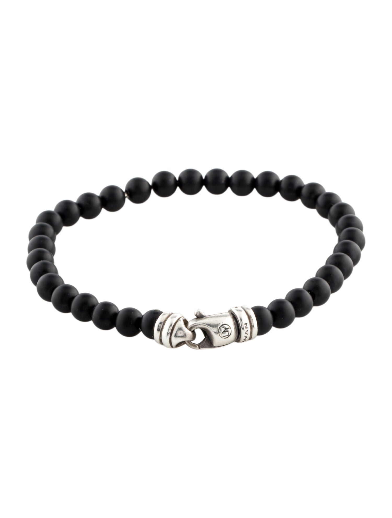 David Yurman Onyx Spiritual Bead Bracelet