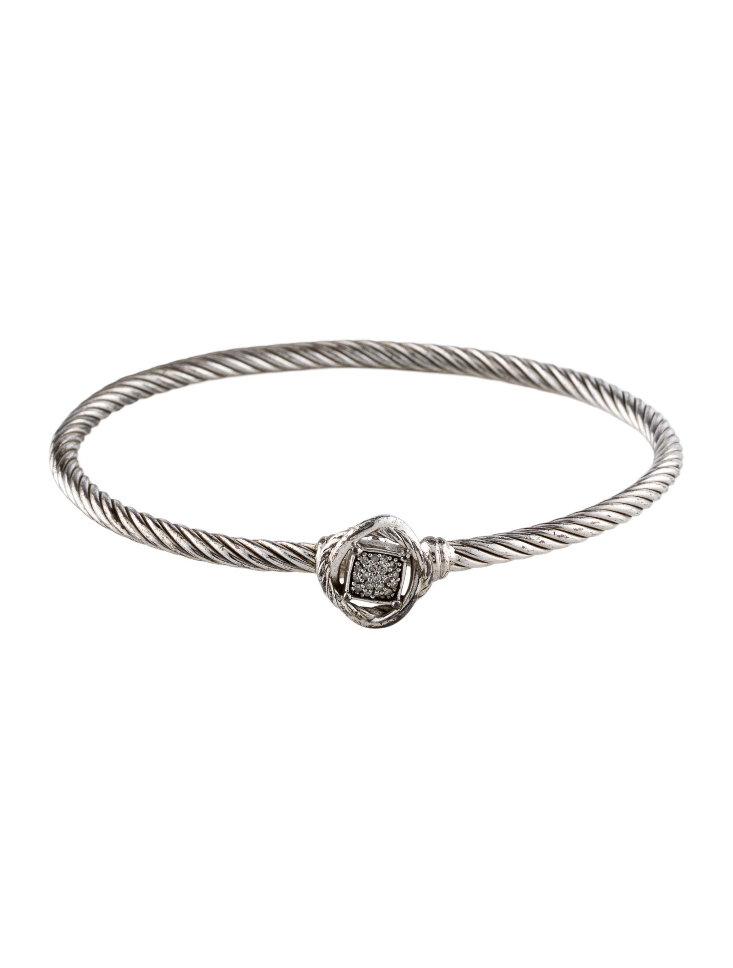 David Yurman Diamond Infinity Bangle