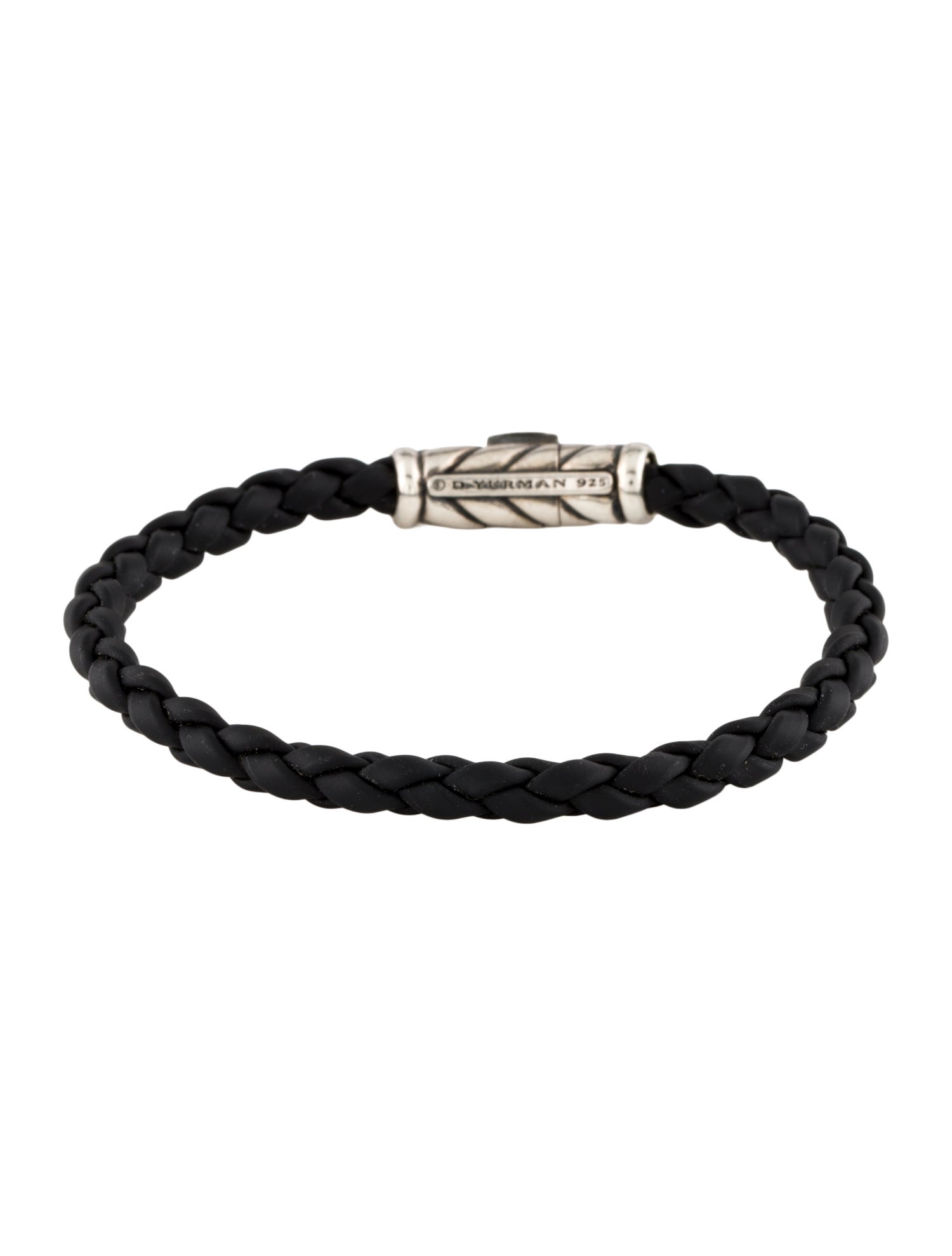 David Yurman Rubber Chevron Woven Bracelet