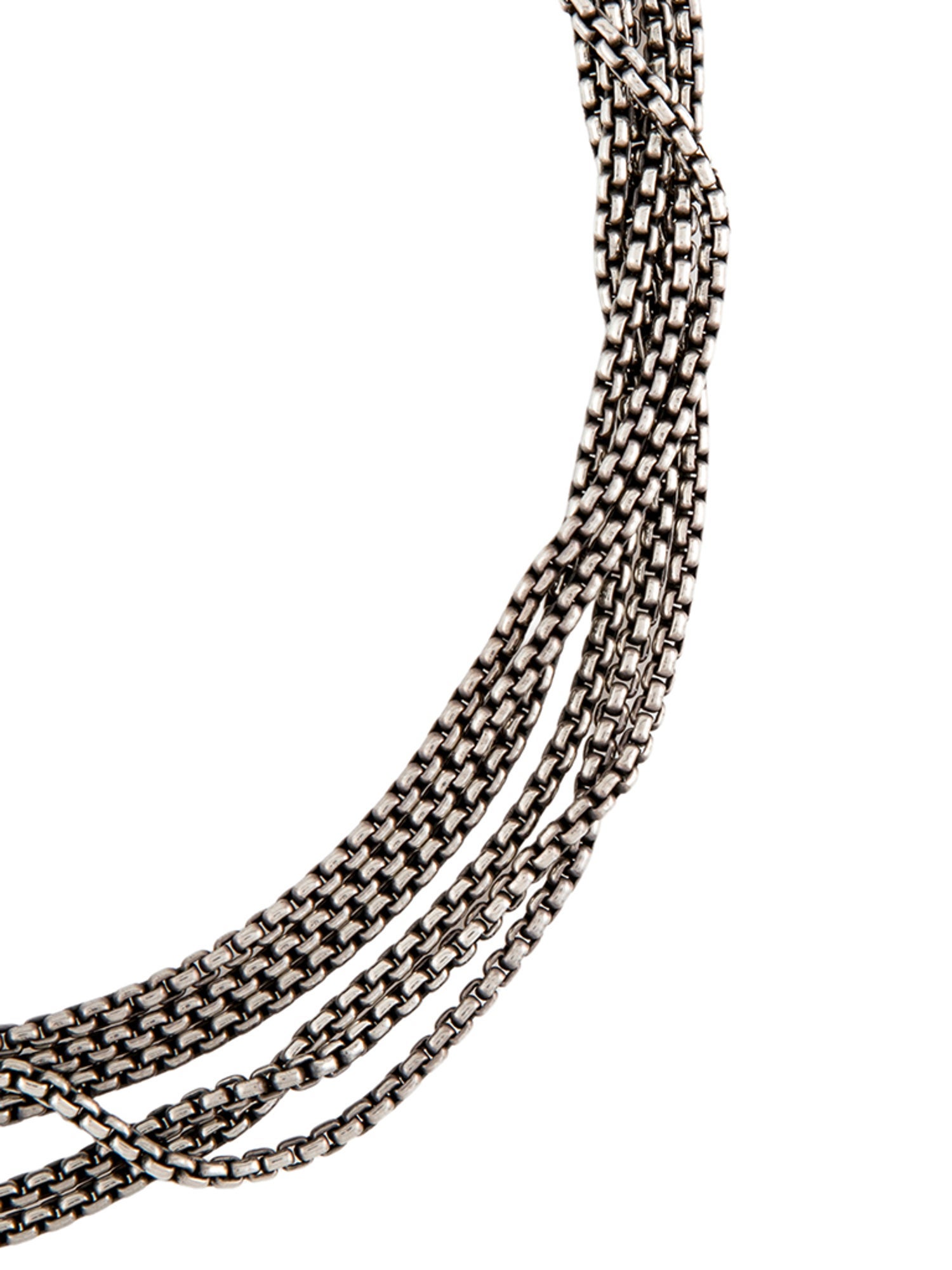 David Yurman Two-Tone Multistrand Necklace