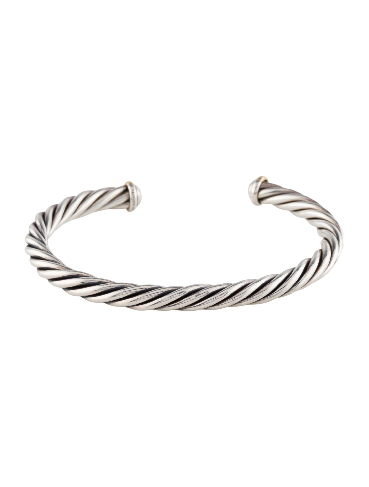 David Yurman Two-Tone Cable Cuff Bracelet