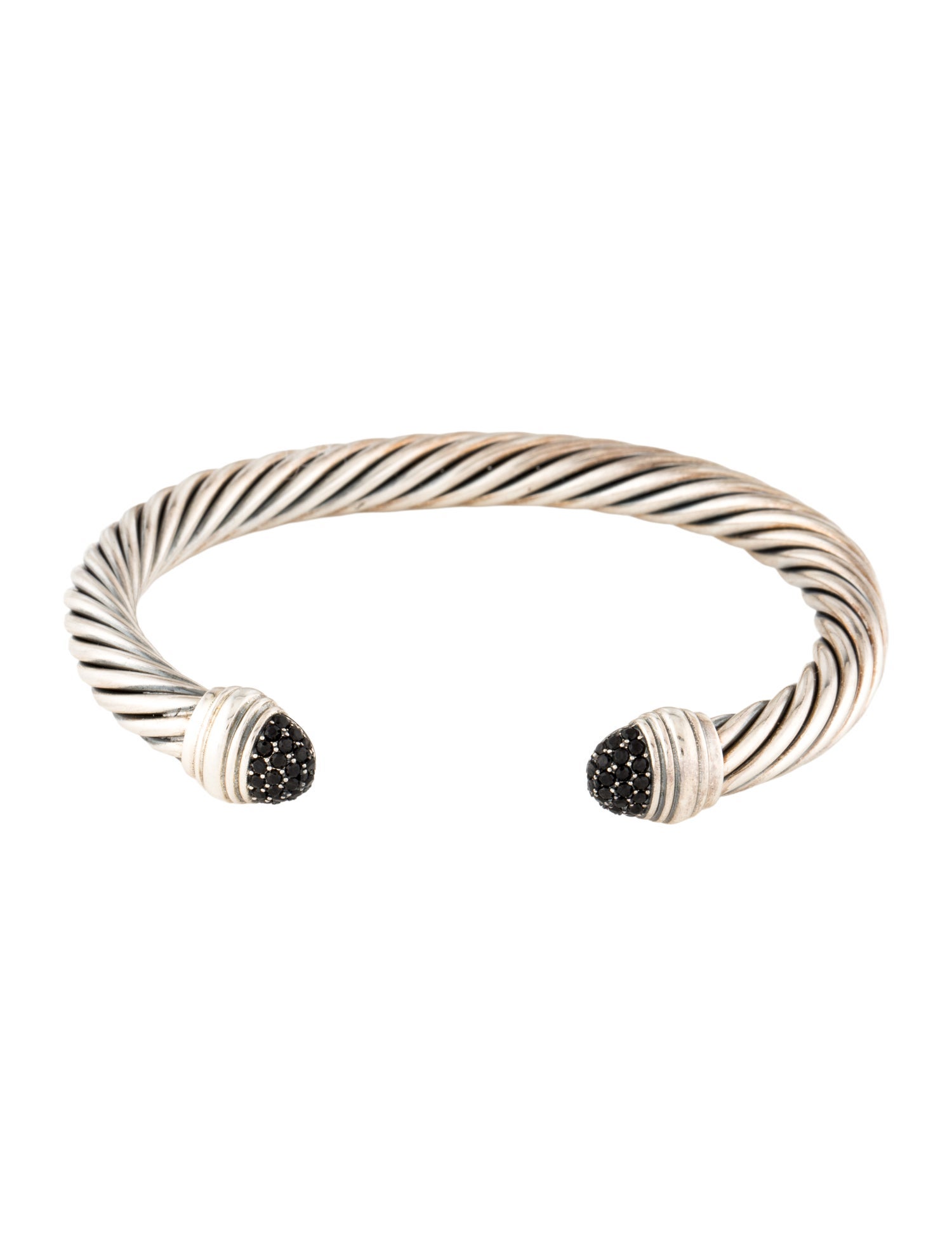David Yurman Diamond Pave Domes Cuff Bracelet