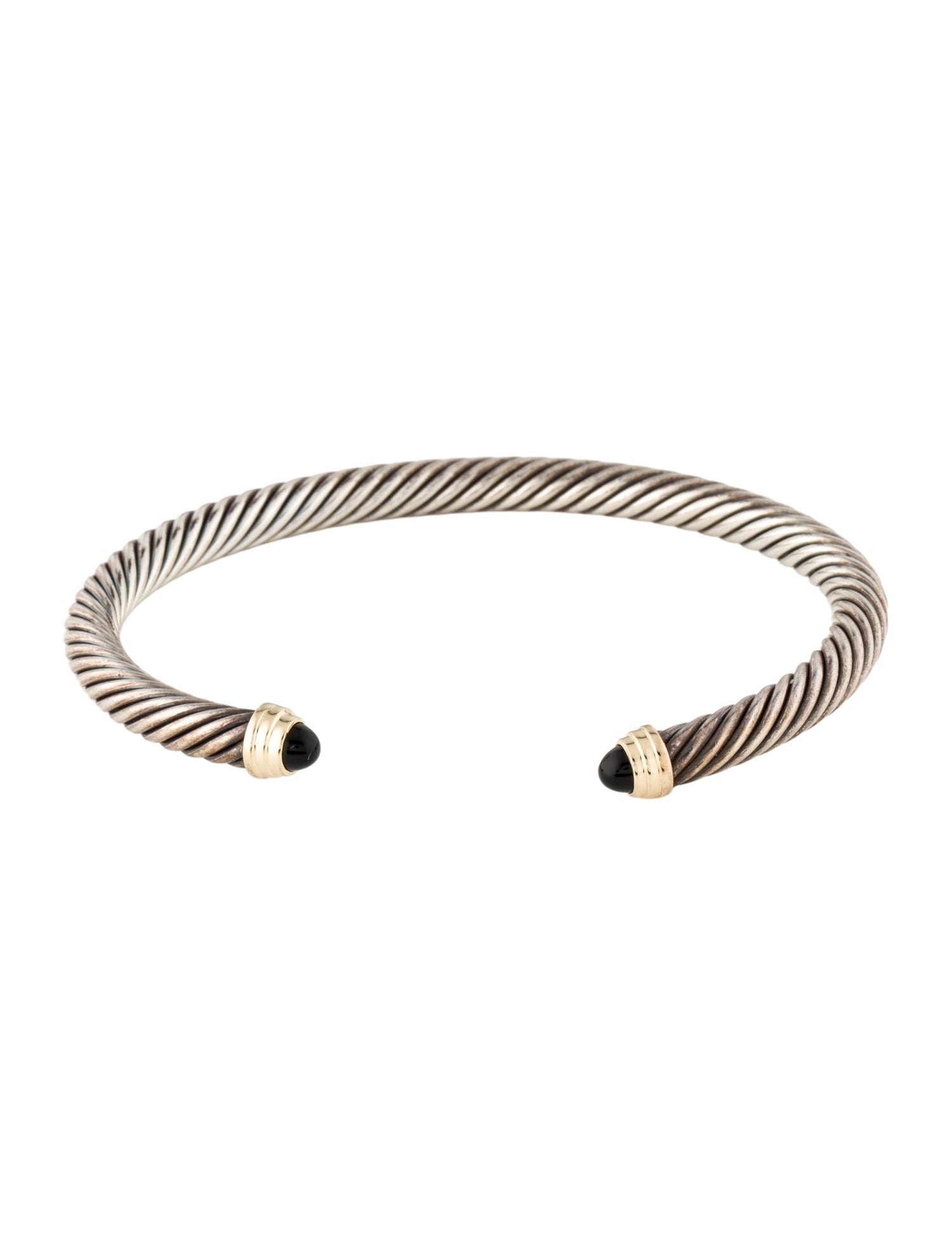 David Yurman Onyx Classic Cable Bracelet
