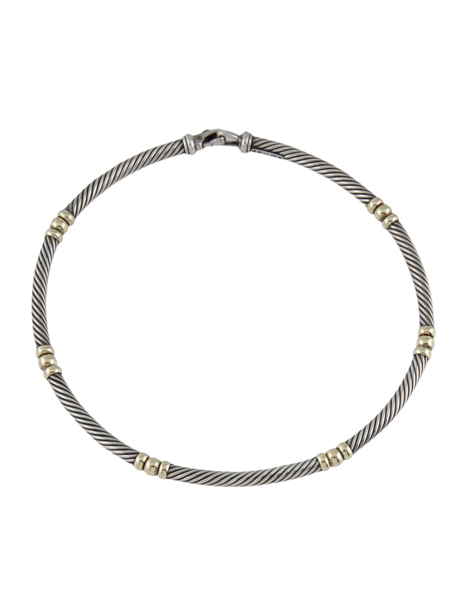 David Yurman Two-Tone Collar Necklace