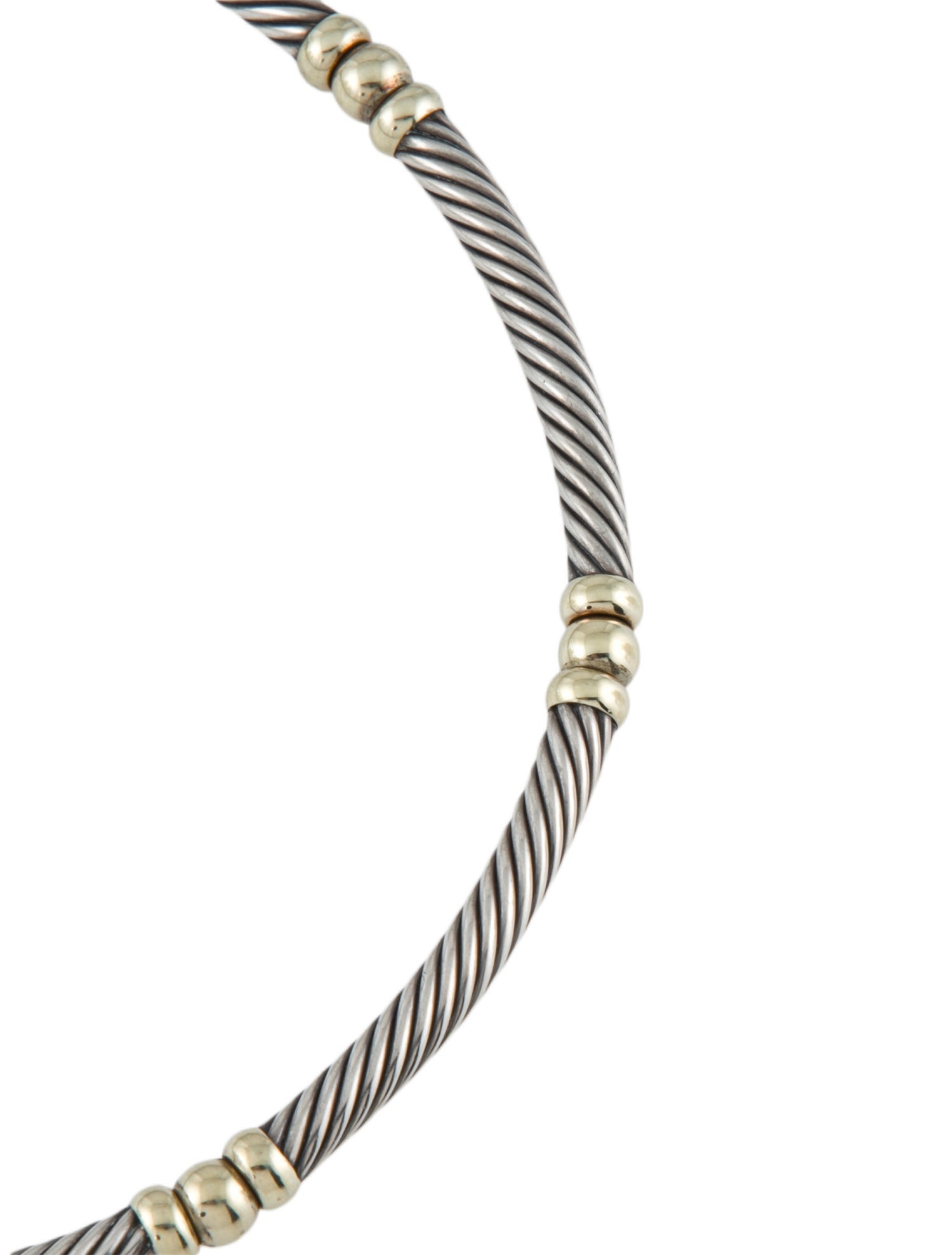 David Yurman Two-Tone Collar Necklace