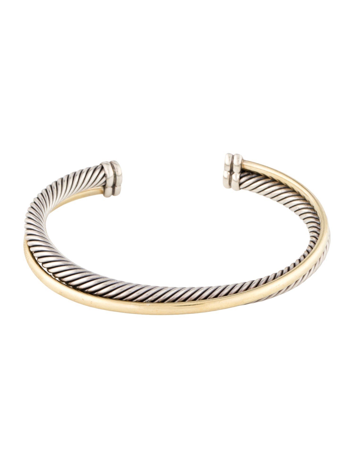 David Yurman Two-Tone Crossover Cuff