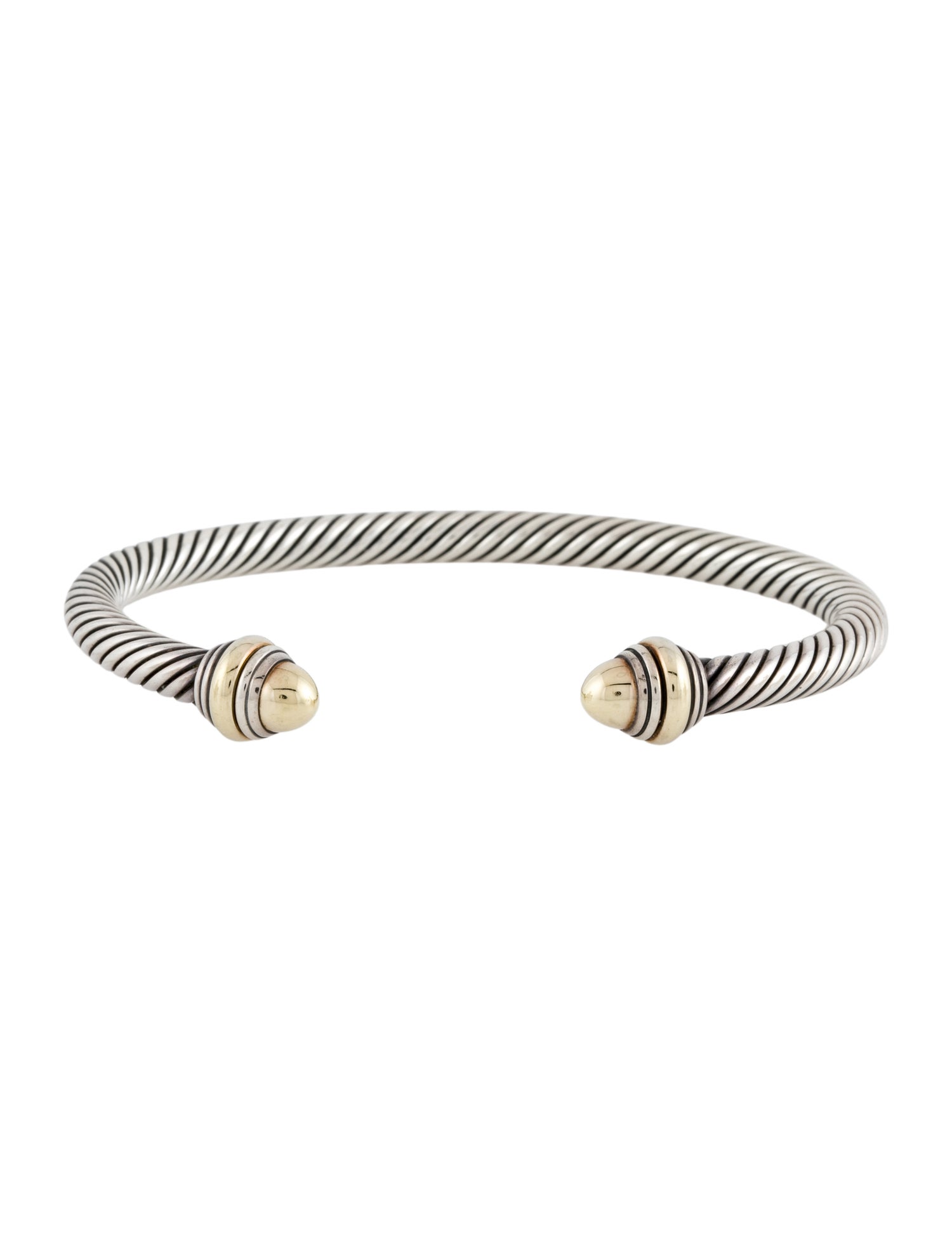 David Yurman Two-Tone Classic Cable Bracelet