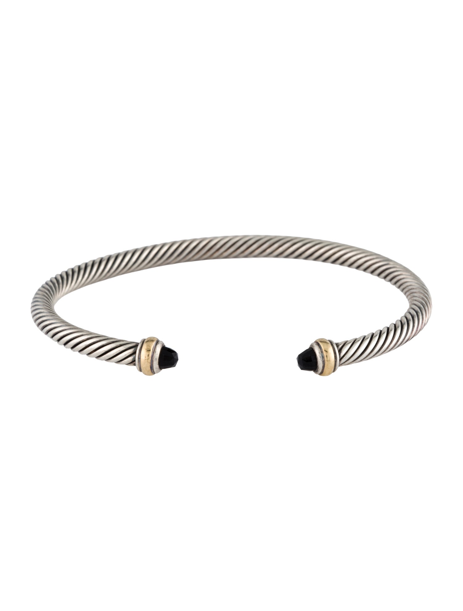 David Yurman Onyx Classic Cable Bracelet