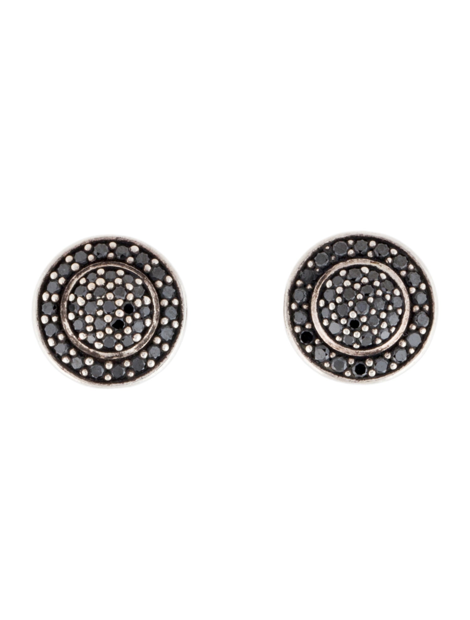 David Yurman Diamond Cerise Stud Earrings