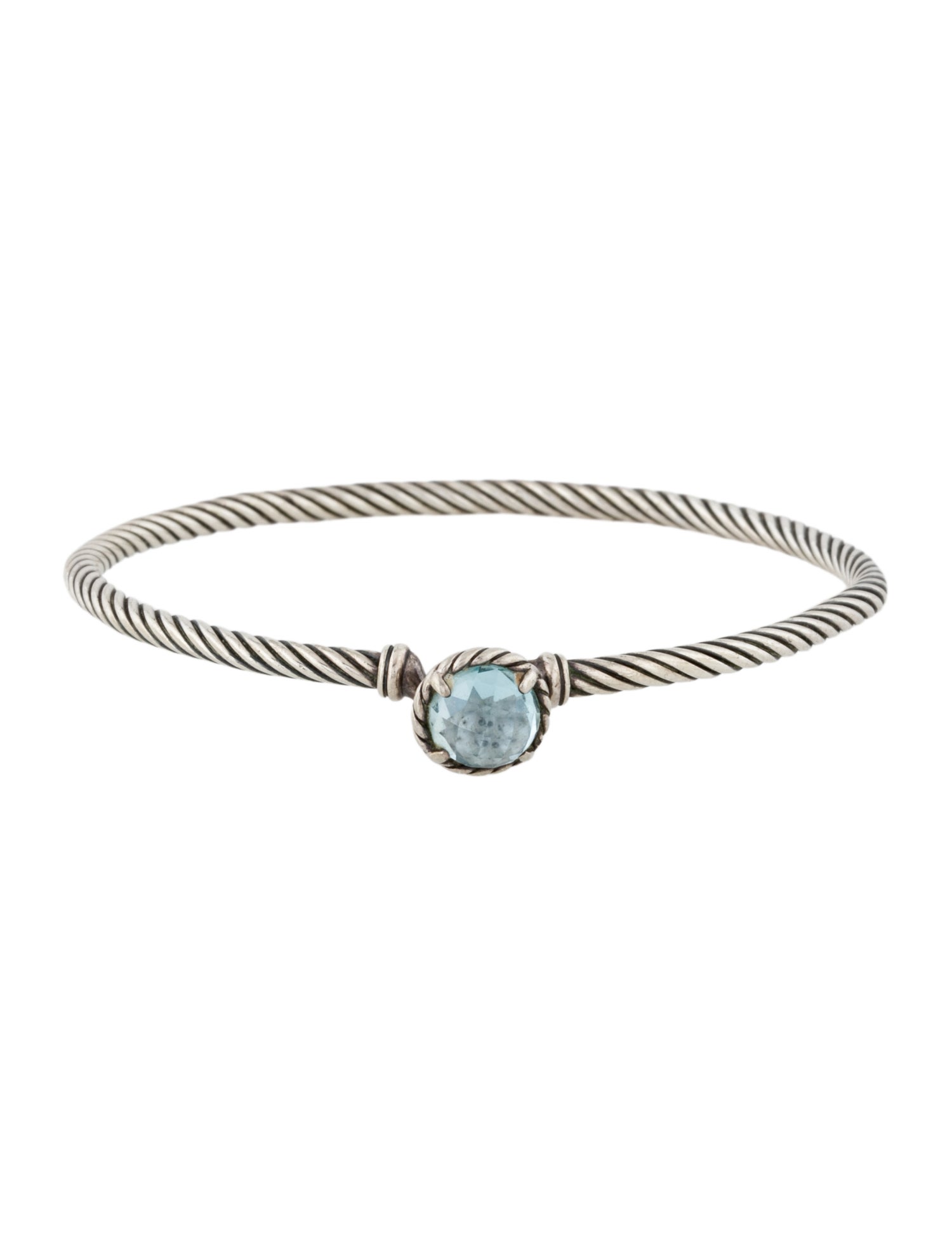 David Yurman Topaz Petite Chatelaine Bangle Bracelet