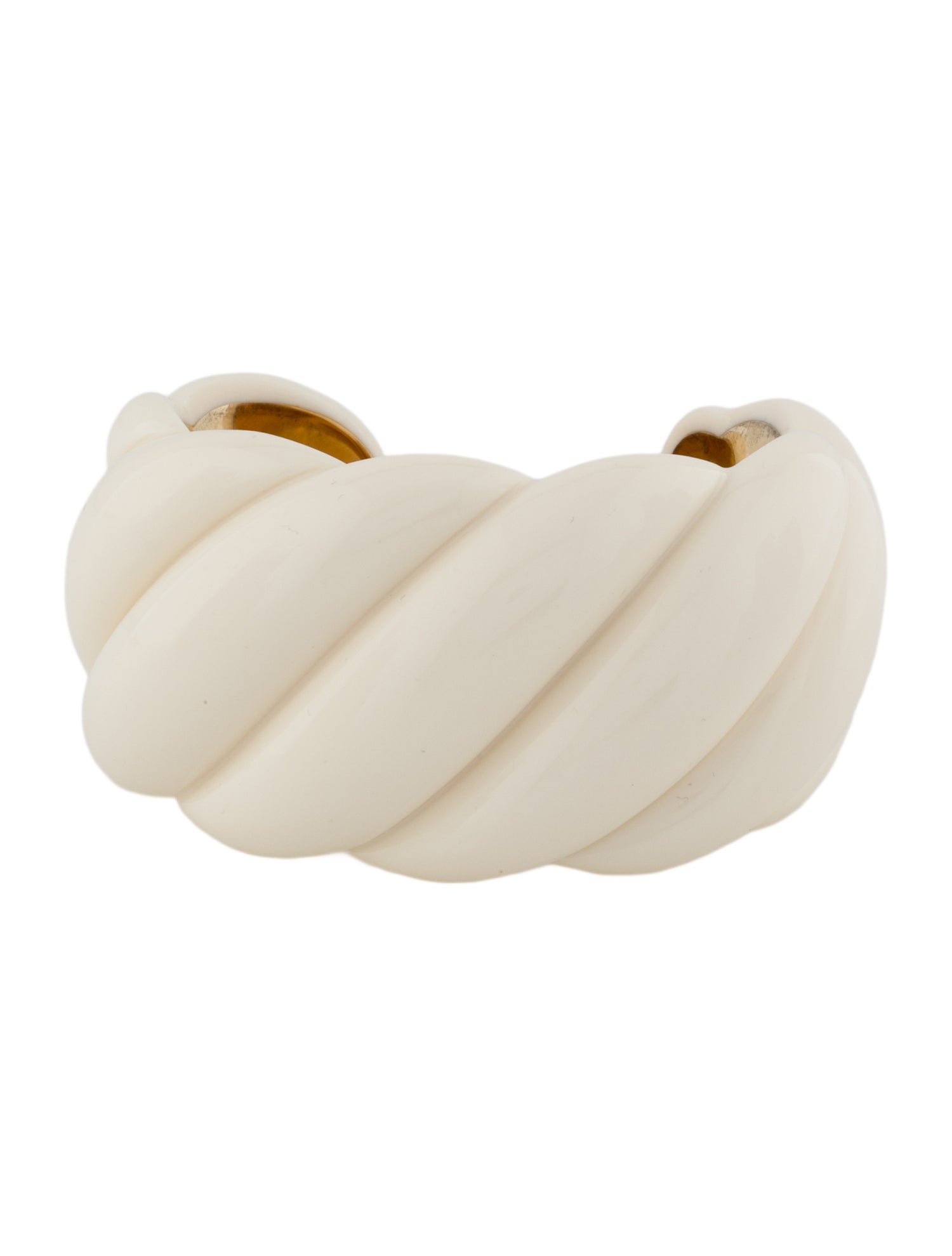 David Yurman Resin Sculpted Cable Cuff Bracelet