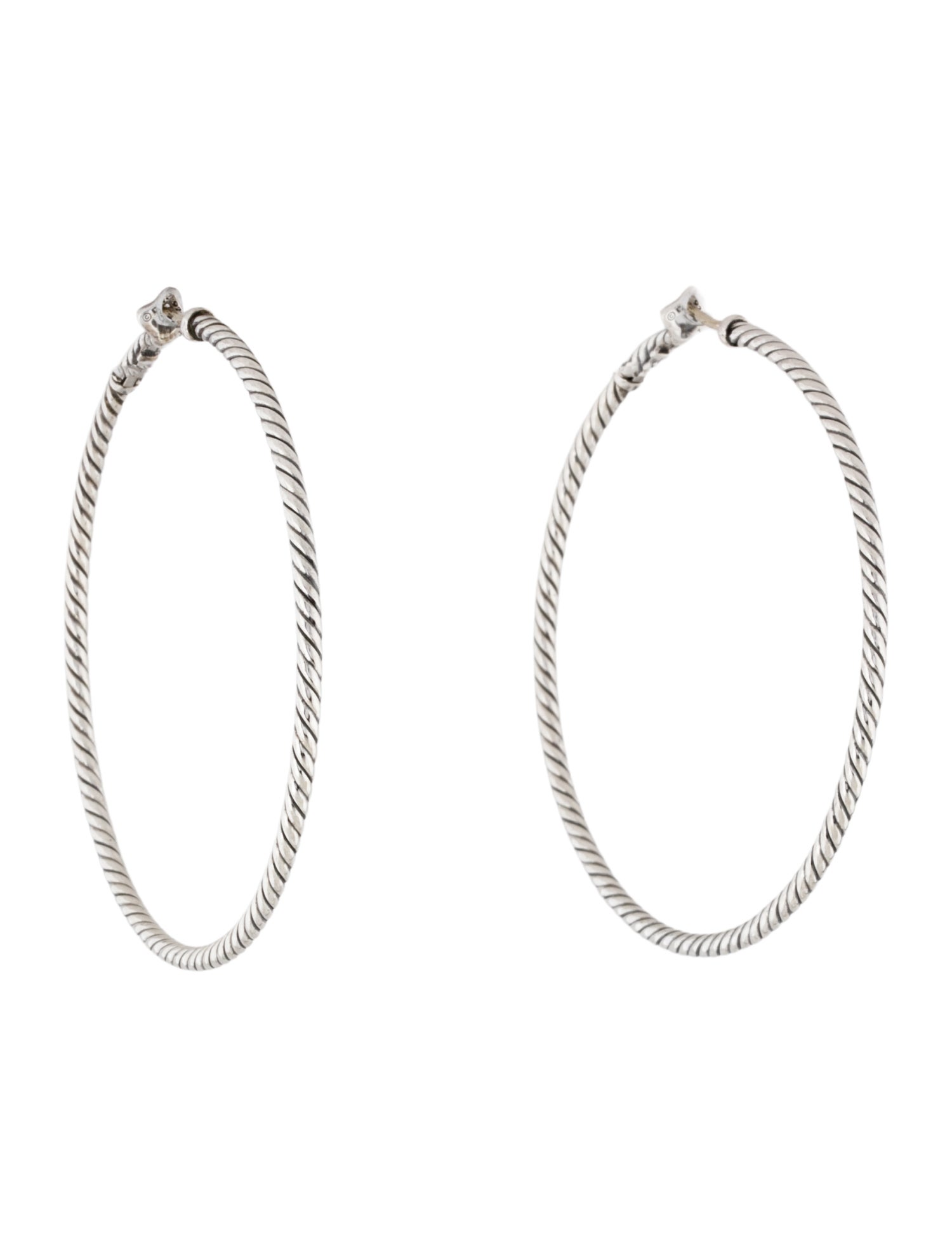 David Yurman Cable Hoop Earrings