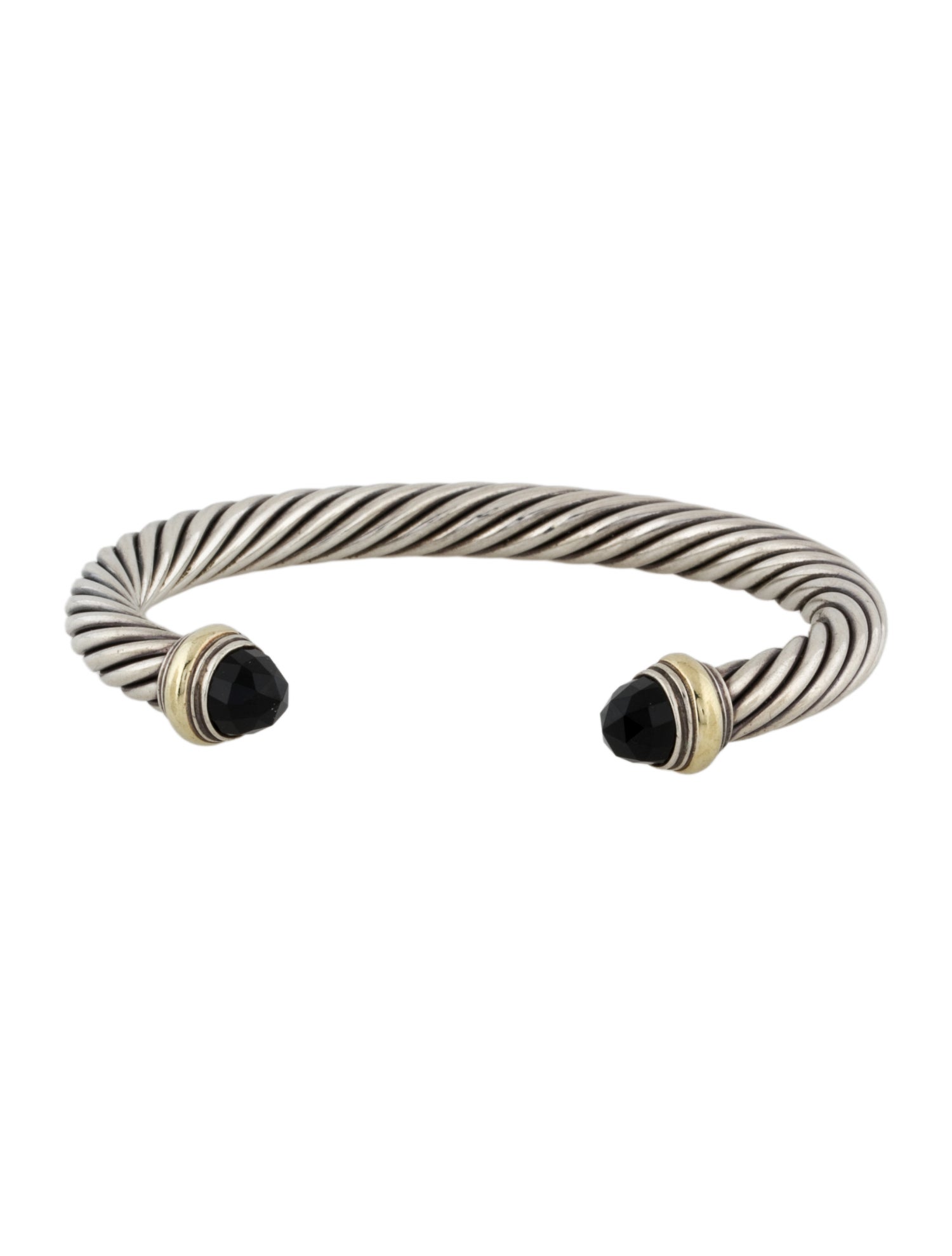 David Yurman Onyx Classic Cable Bracelet