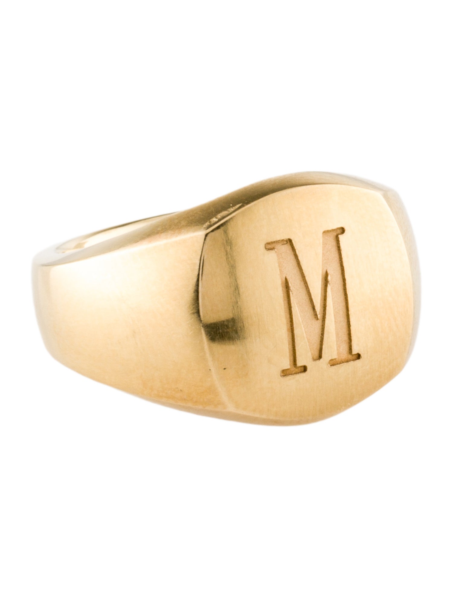 David Yurman 18K Streamline Signet Ring