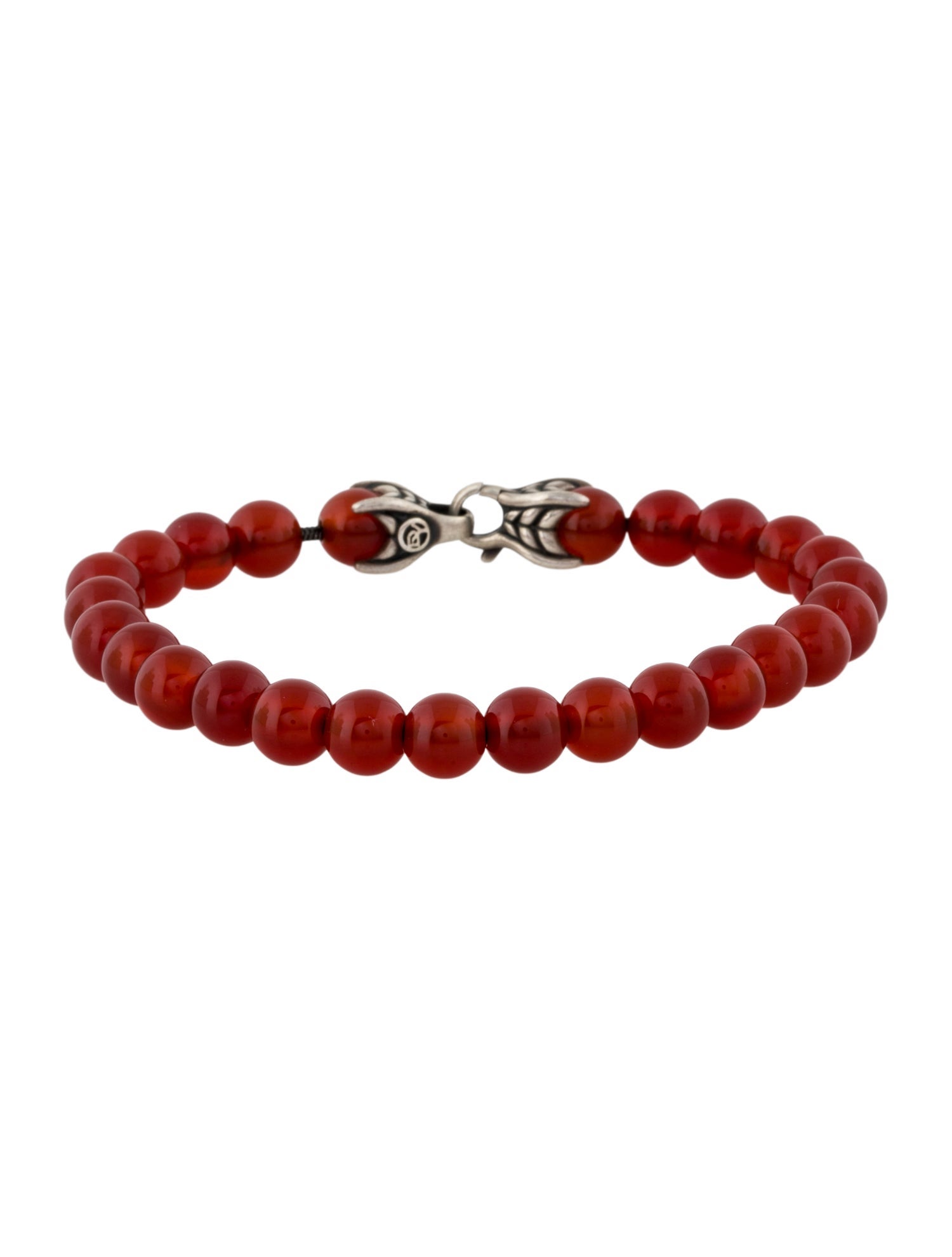 David Yurman Carnelian Spiritual Bead Bracelet