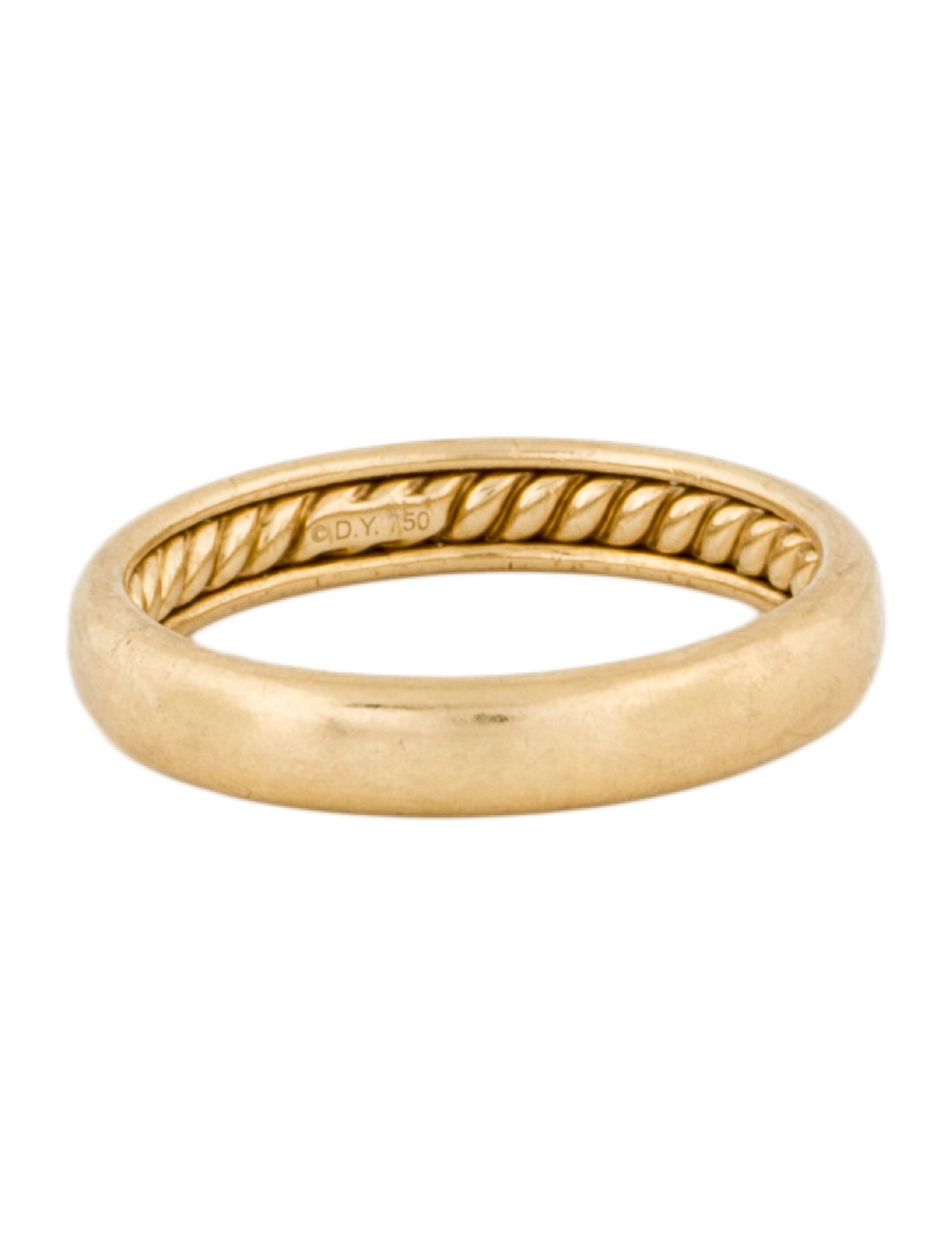 David Yurman 18K Classic Wedding Band