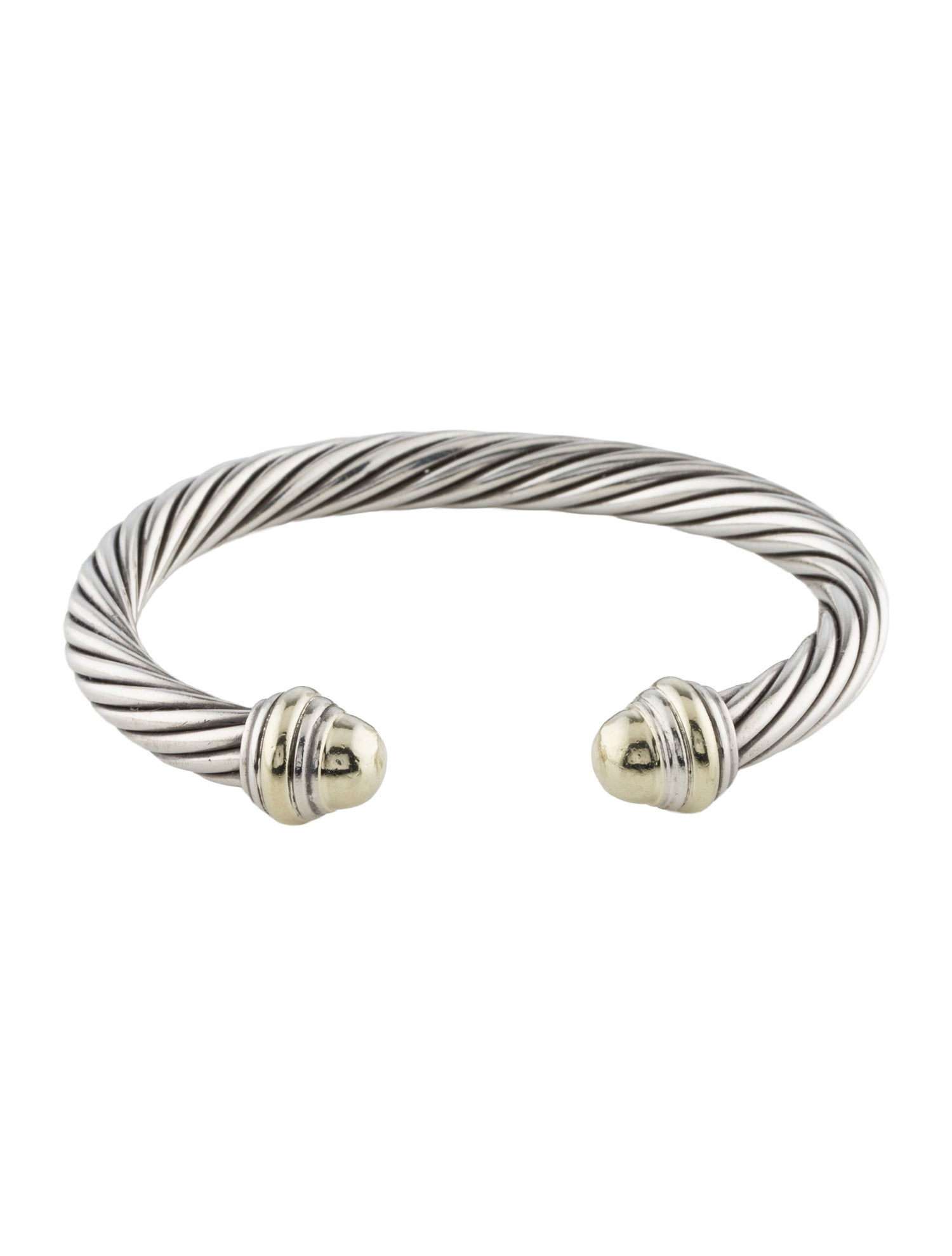 David Yurman Two-Tone Classic Cable Bracelet