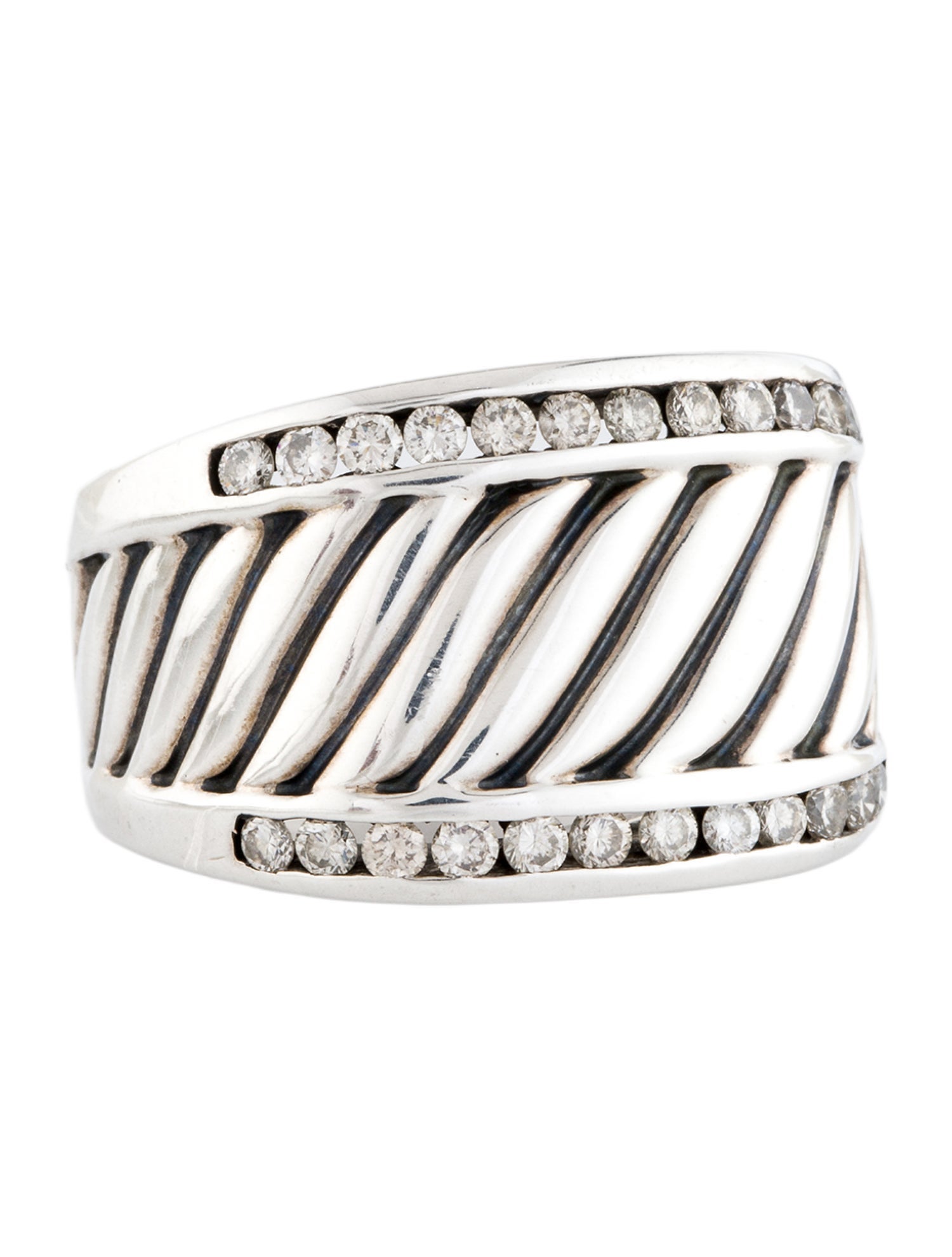 David Yurman Diamond Cable Cigar Band