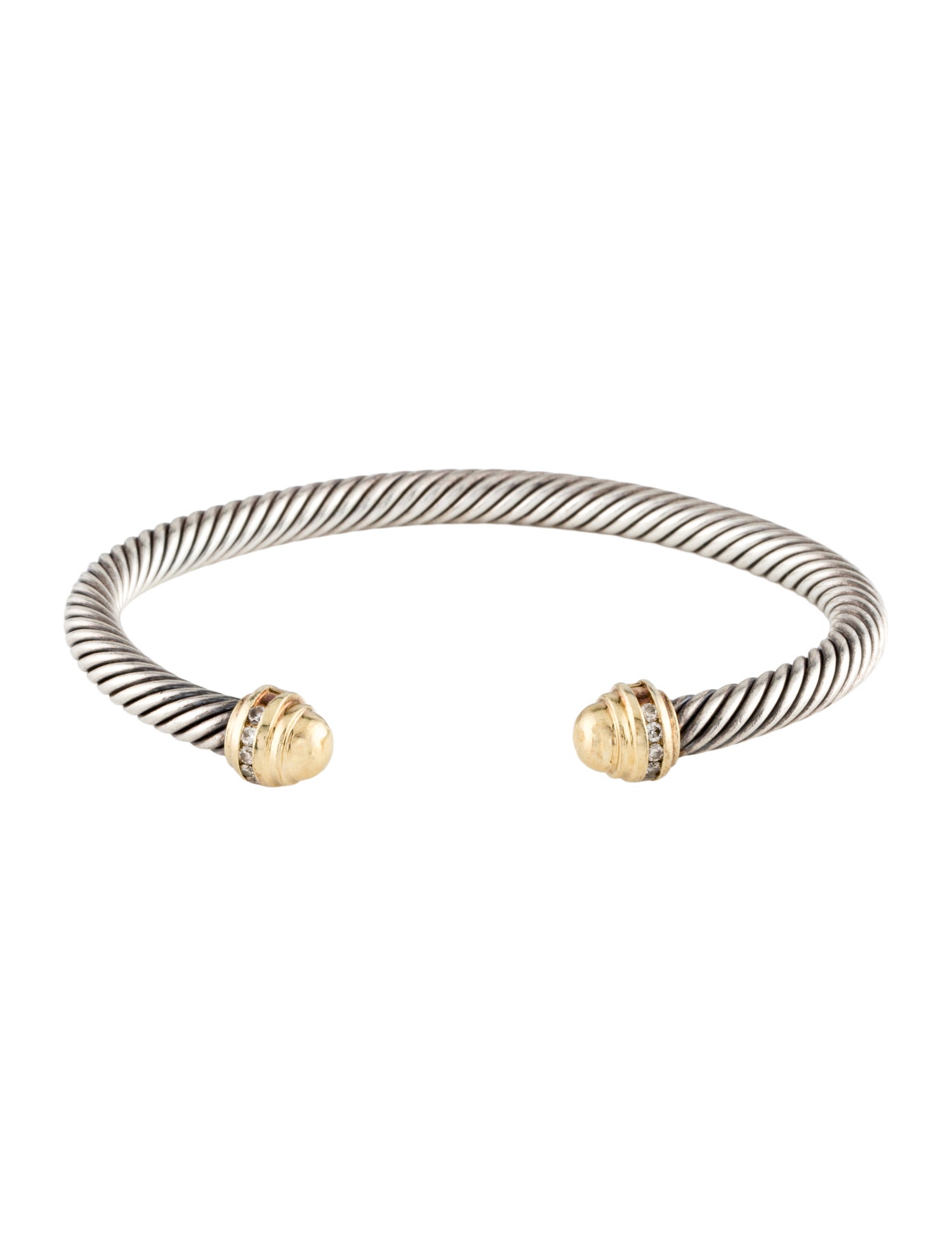 David Yurman Diamond Classic Cable Cuff