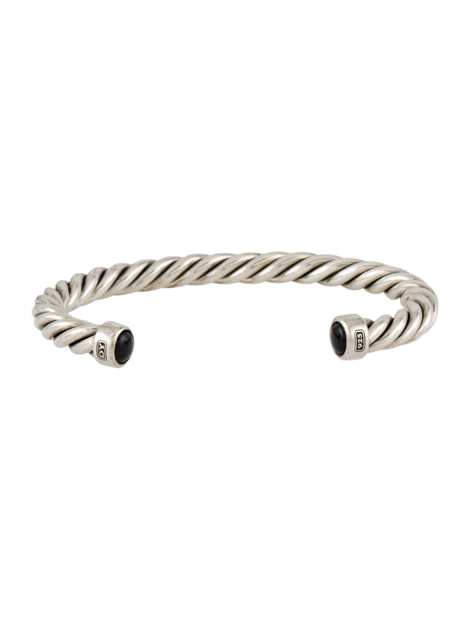 David Yurman Onyx Cable Cuff Bracelet