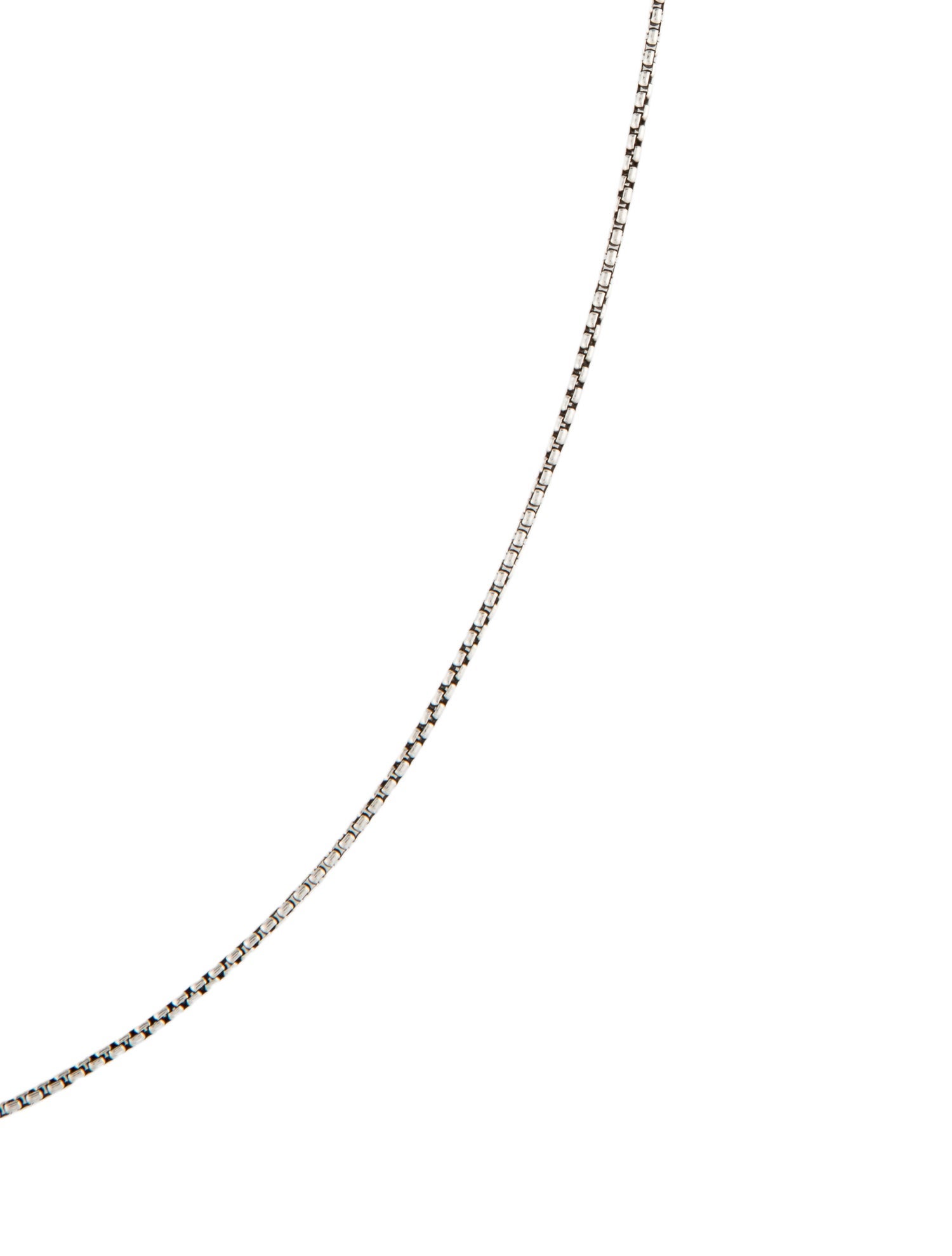 David Yurman Baby Box Chain Necklace