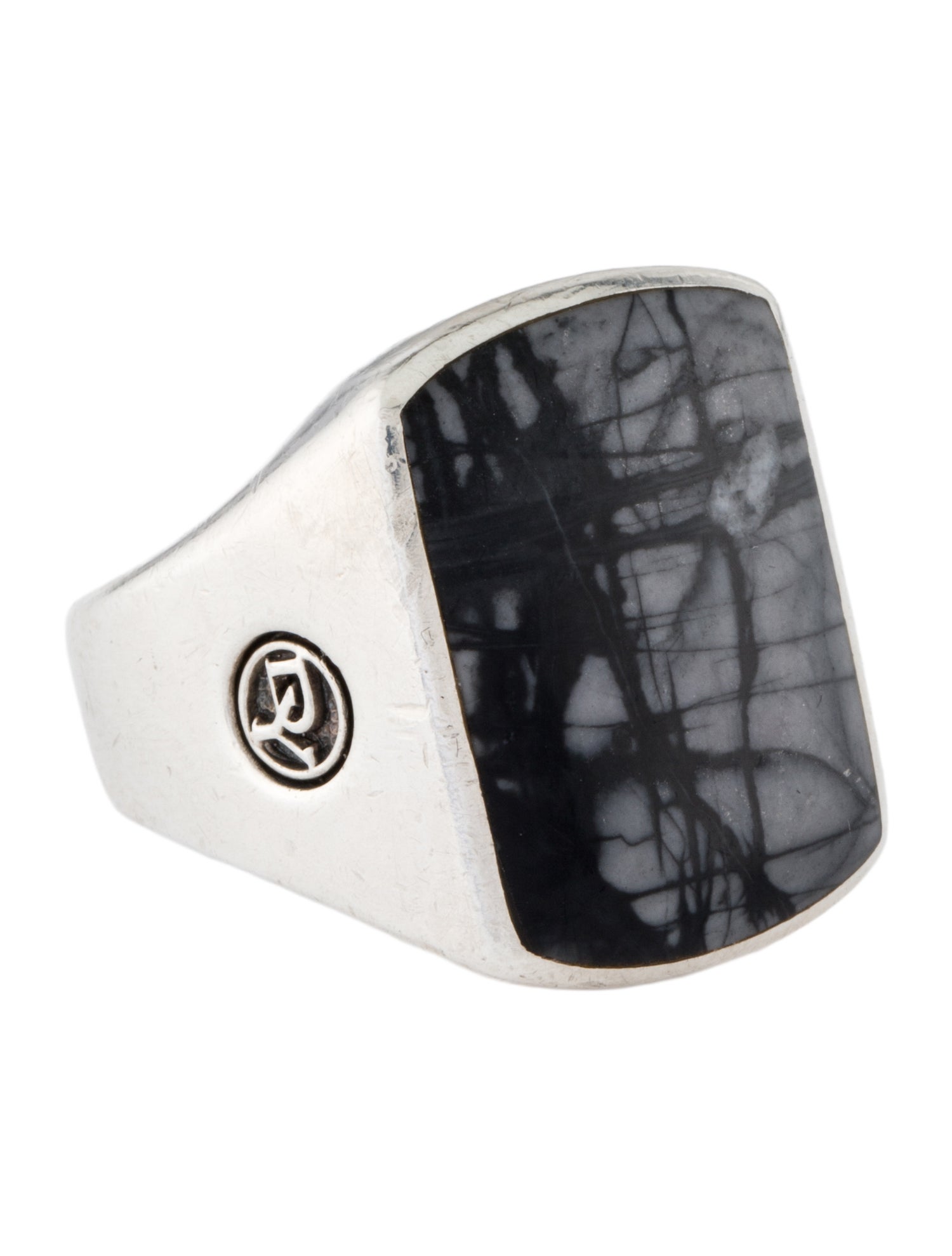 David Yurman Picasso Jasper Signet Ring