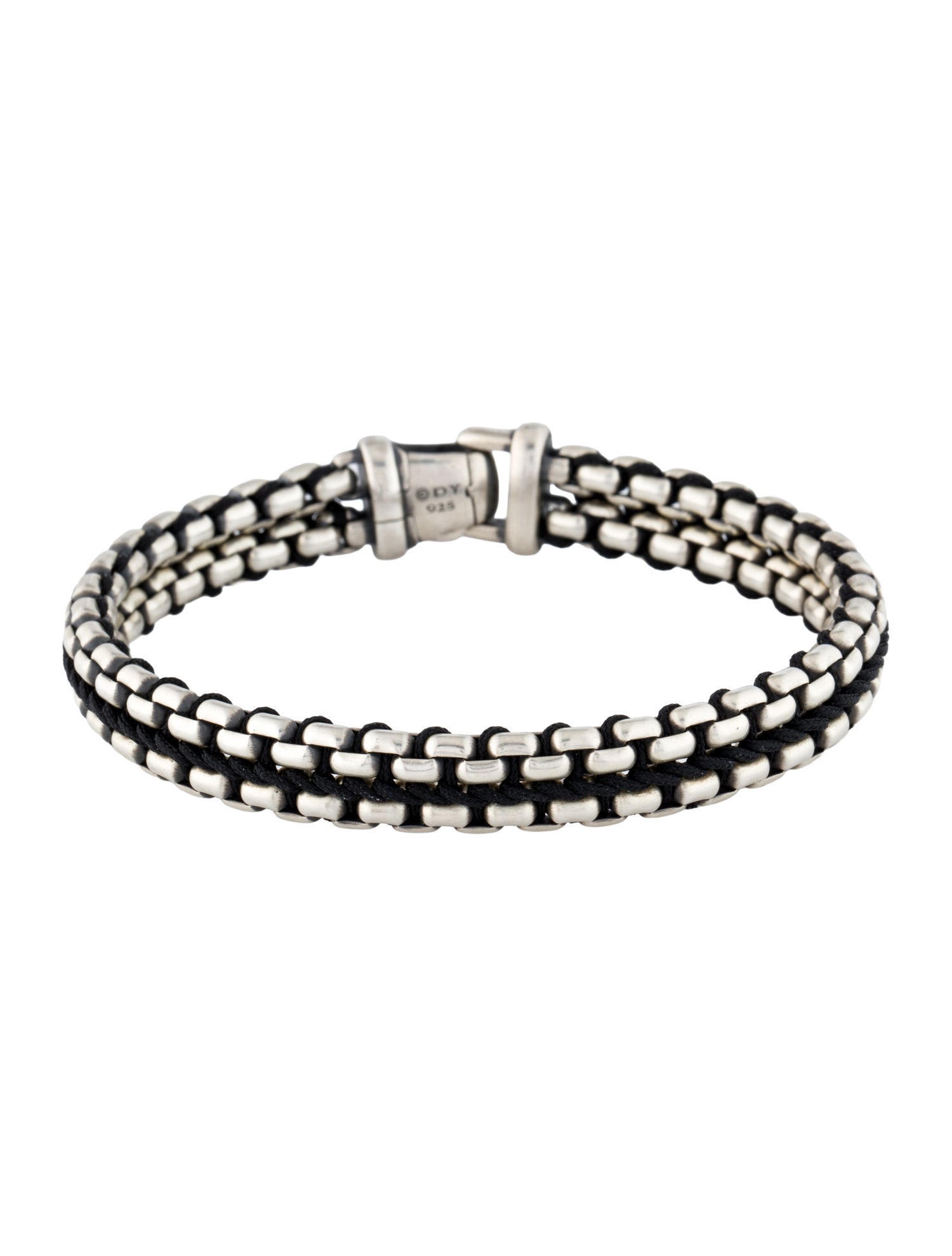David Yurman Nylon Woven Box Chain Bracelet