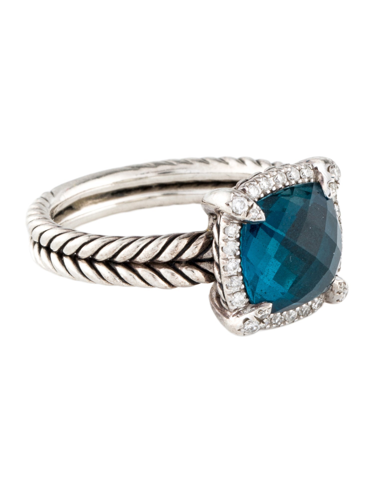David Yurman Diamond Chatelaine® Pavé Bezel Ring