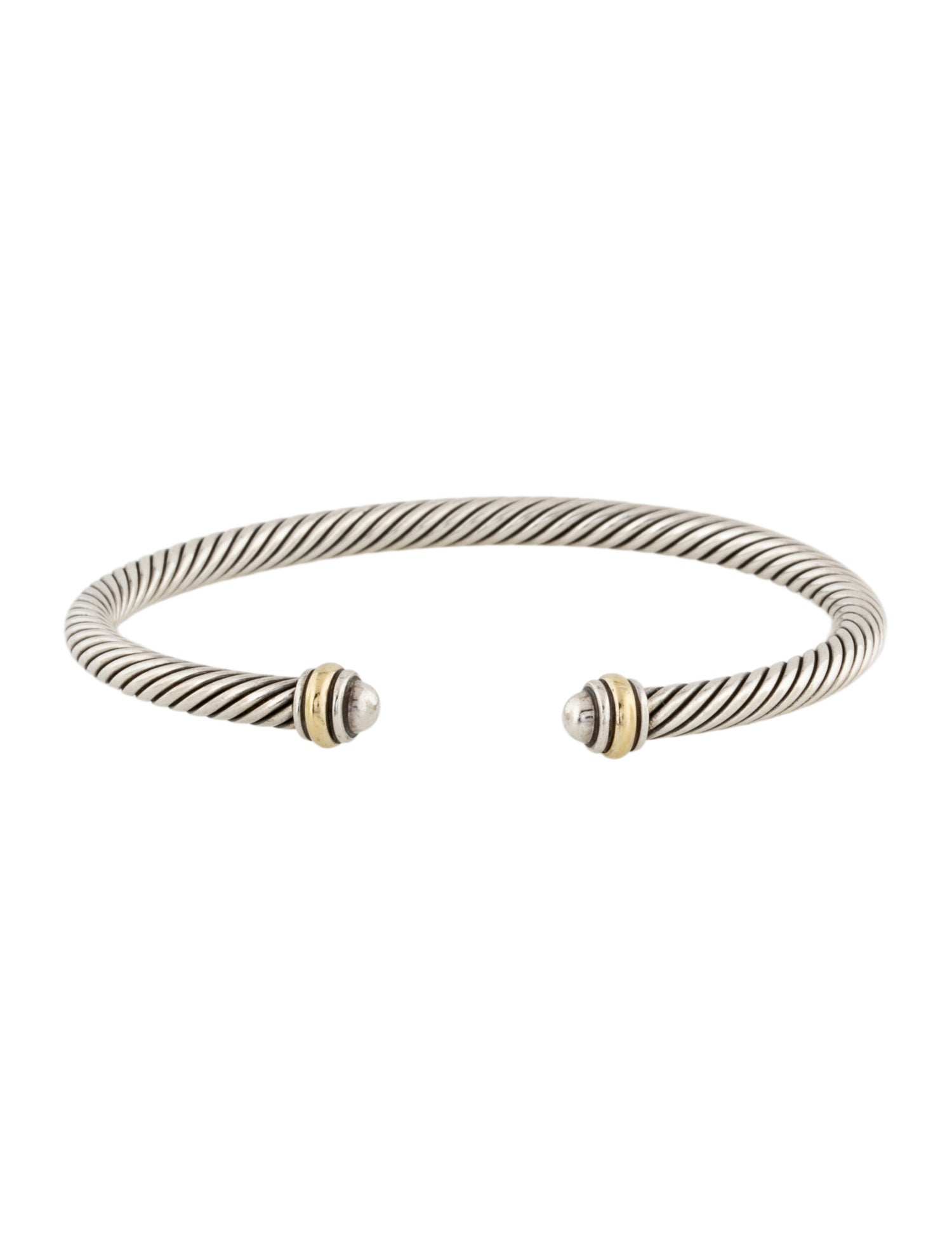 David Yurman Two-Tone Classic Cable Bracelet