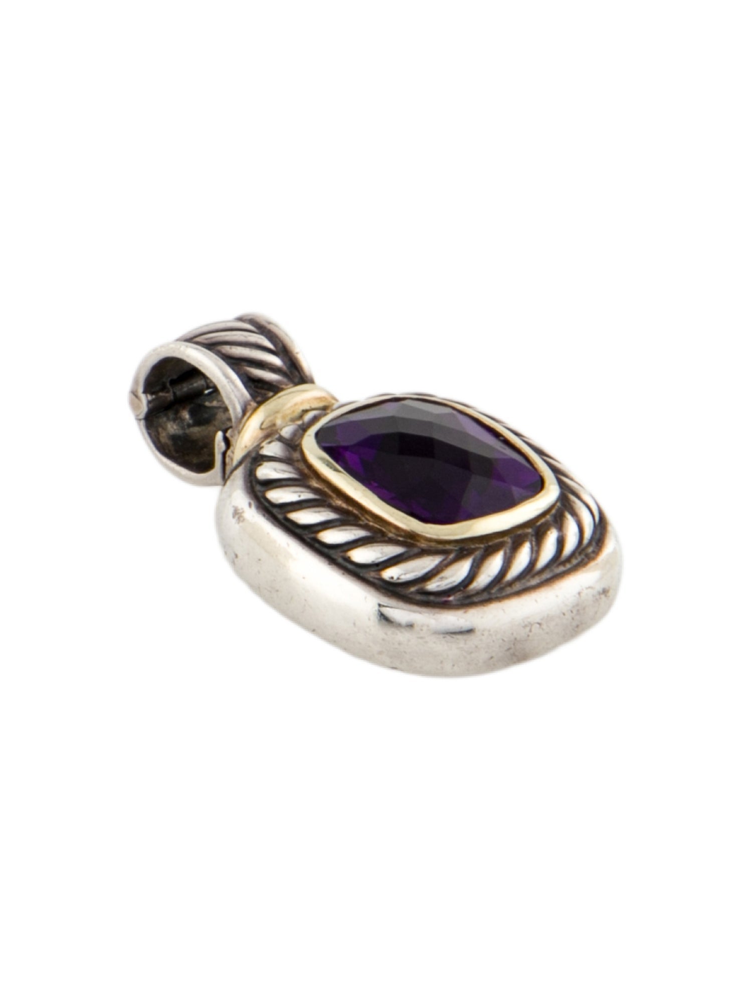 David Yurman Amethyst Albion® Enhancer Pendant