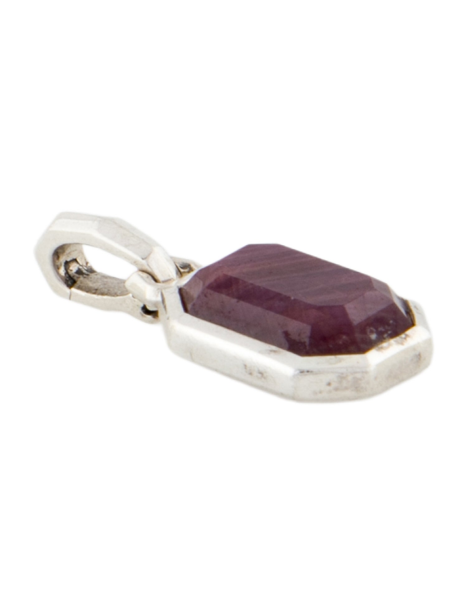 David Yurman Ruby 'Love' Amulet Pendant
